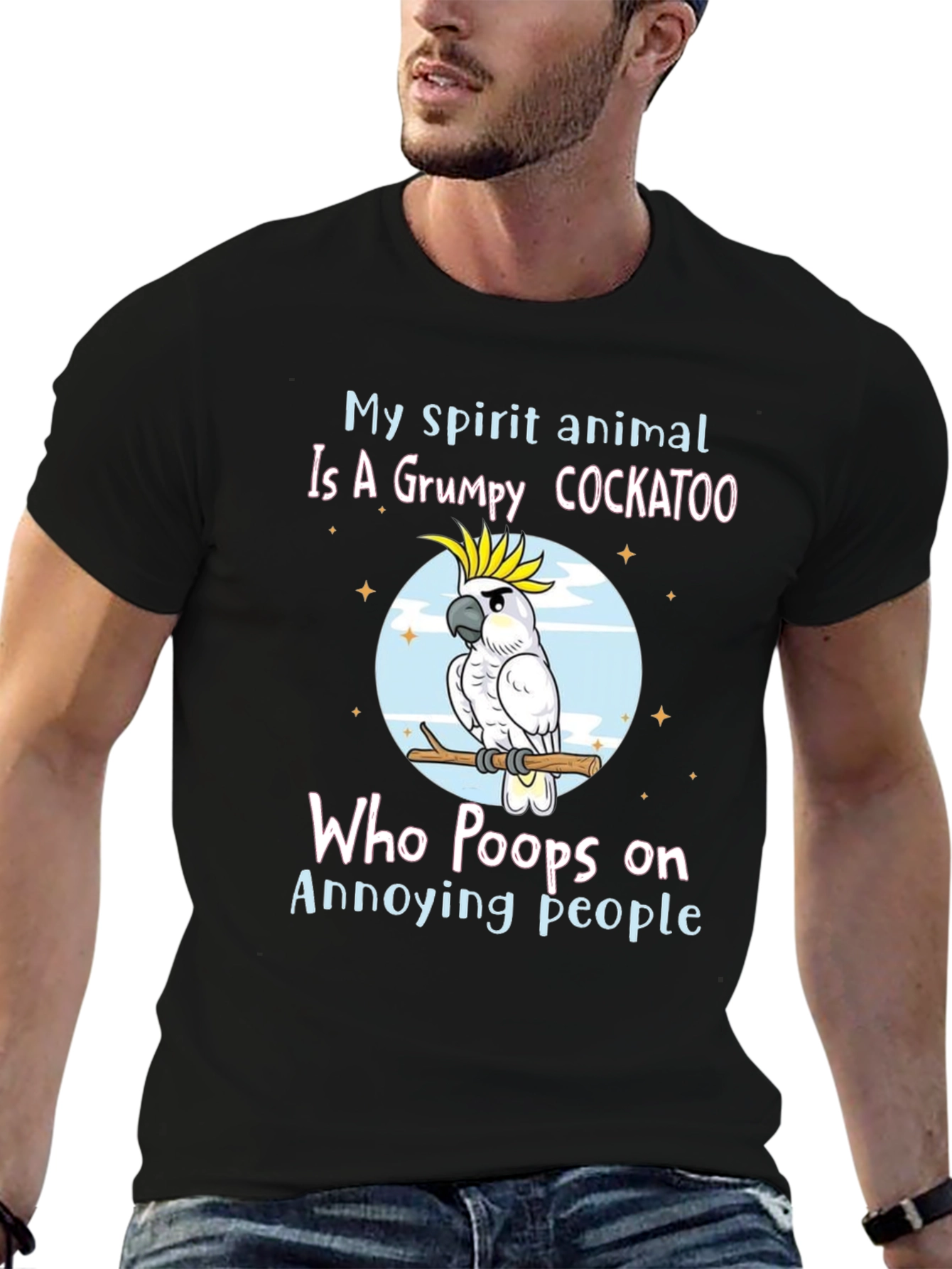 Grumpy Cockatoo T-Shirt: My Spirit Animal Tee