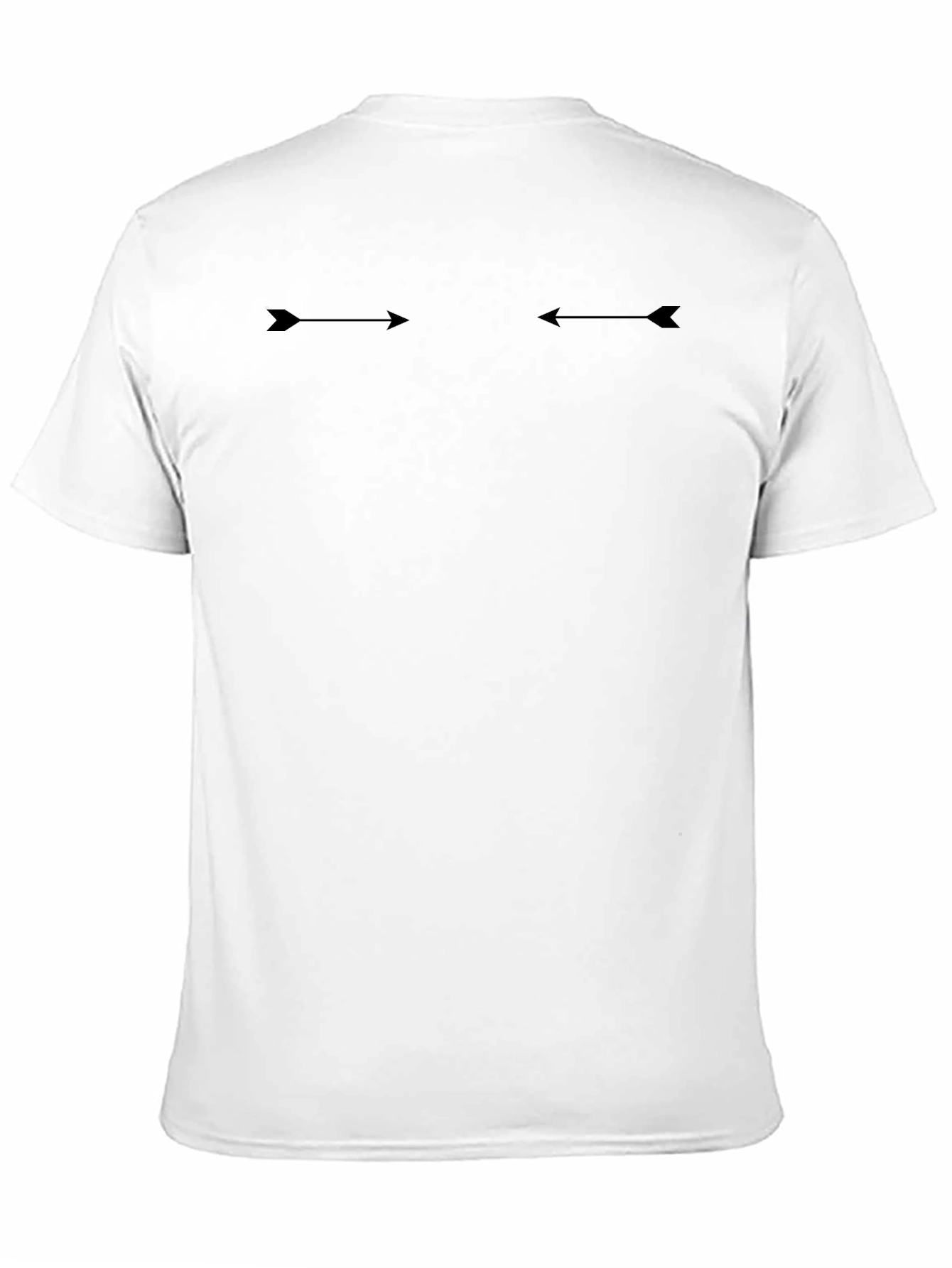 Arrow Graphic Black T-Shirt - Mens Casual Tee