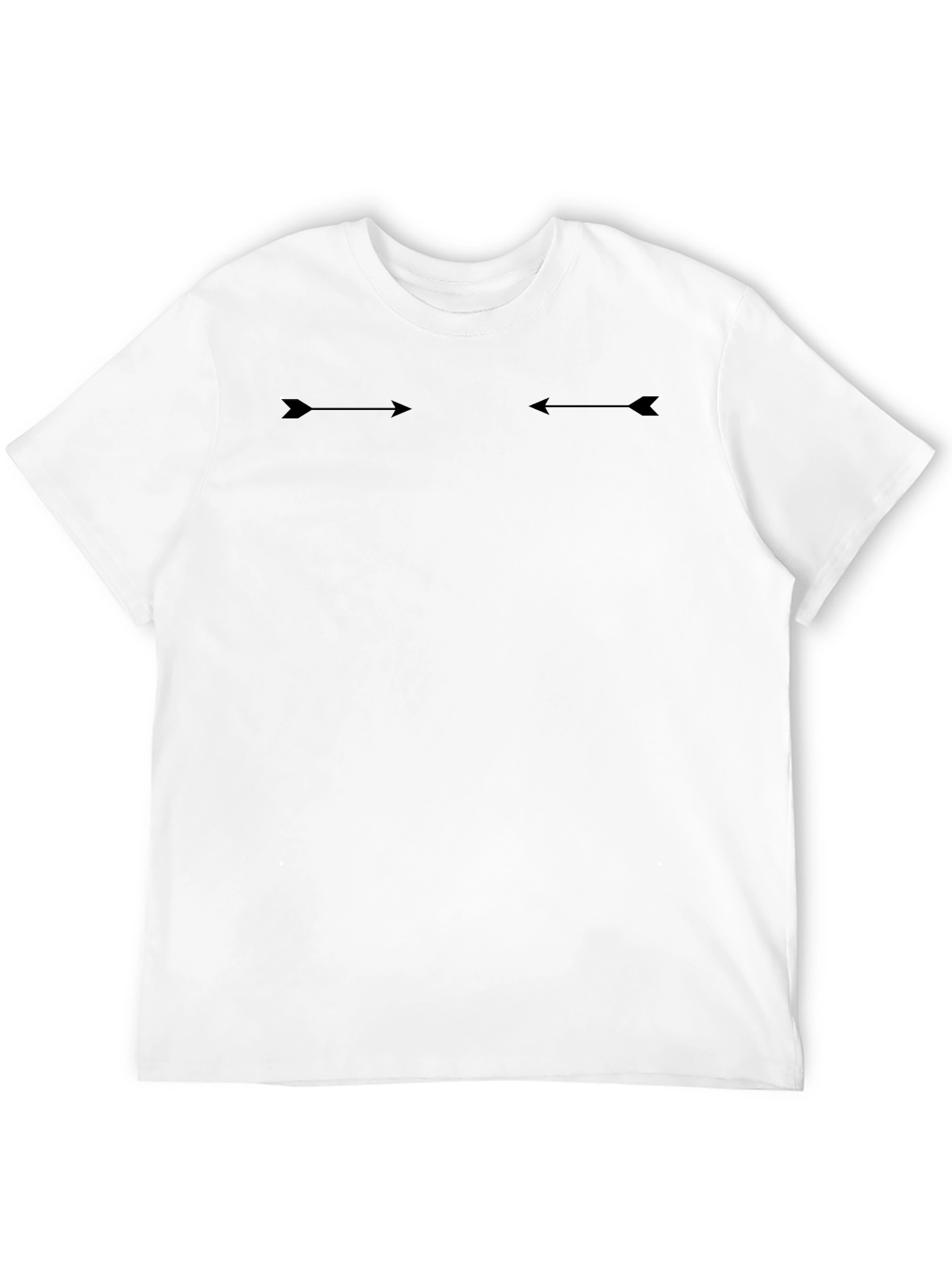 Arrow Graphic Black T-Shirt - Mens Casual Tee