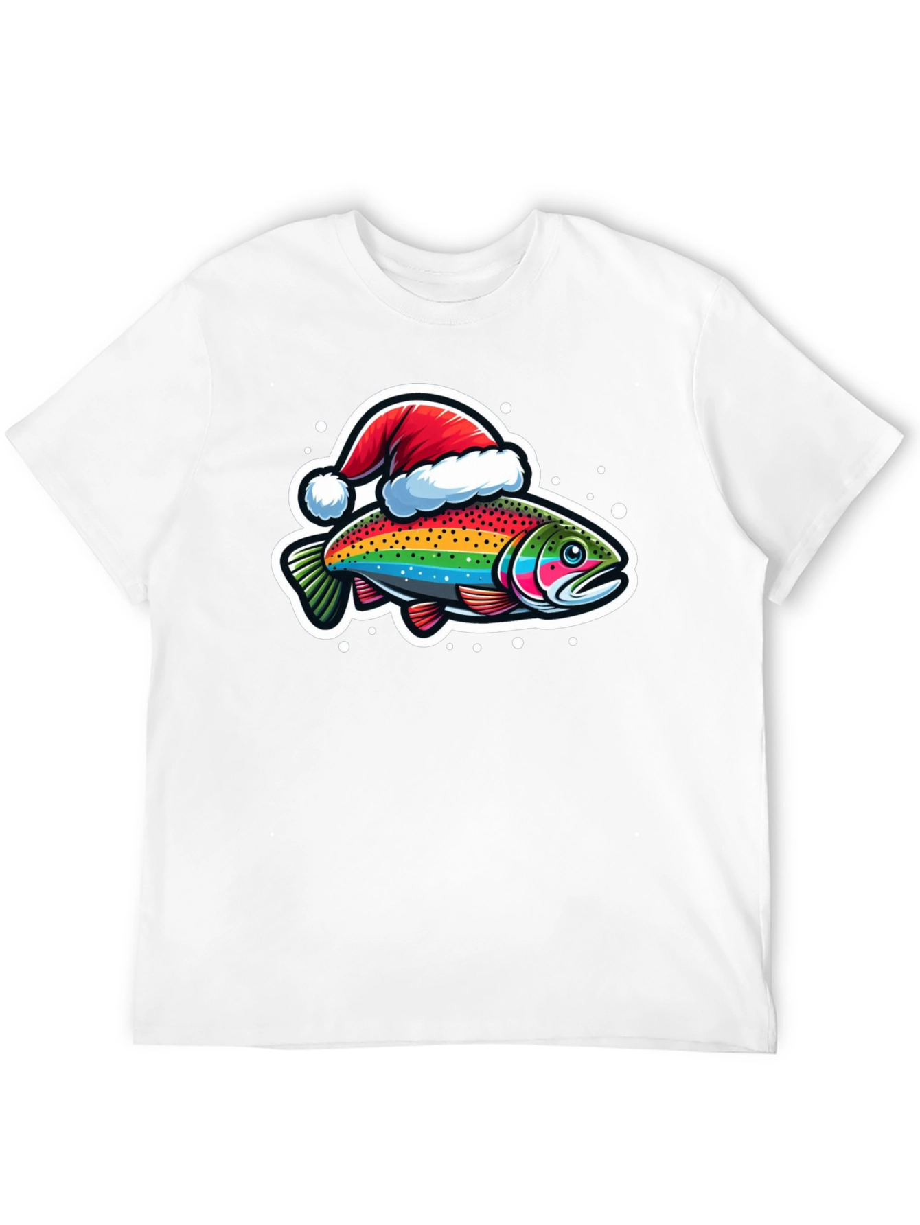 Rainbow Trout Christmas T-Shirt