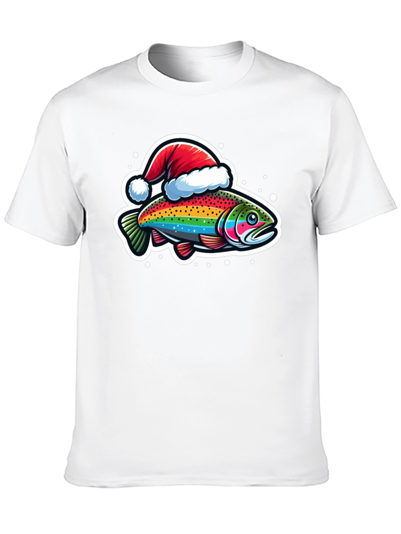 Rainbow Trout Christmas T-Shirt
