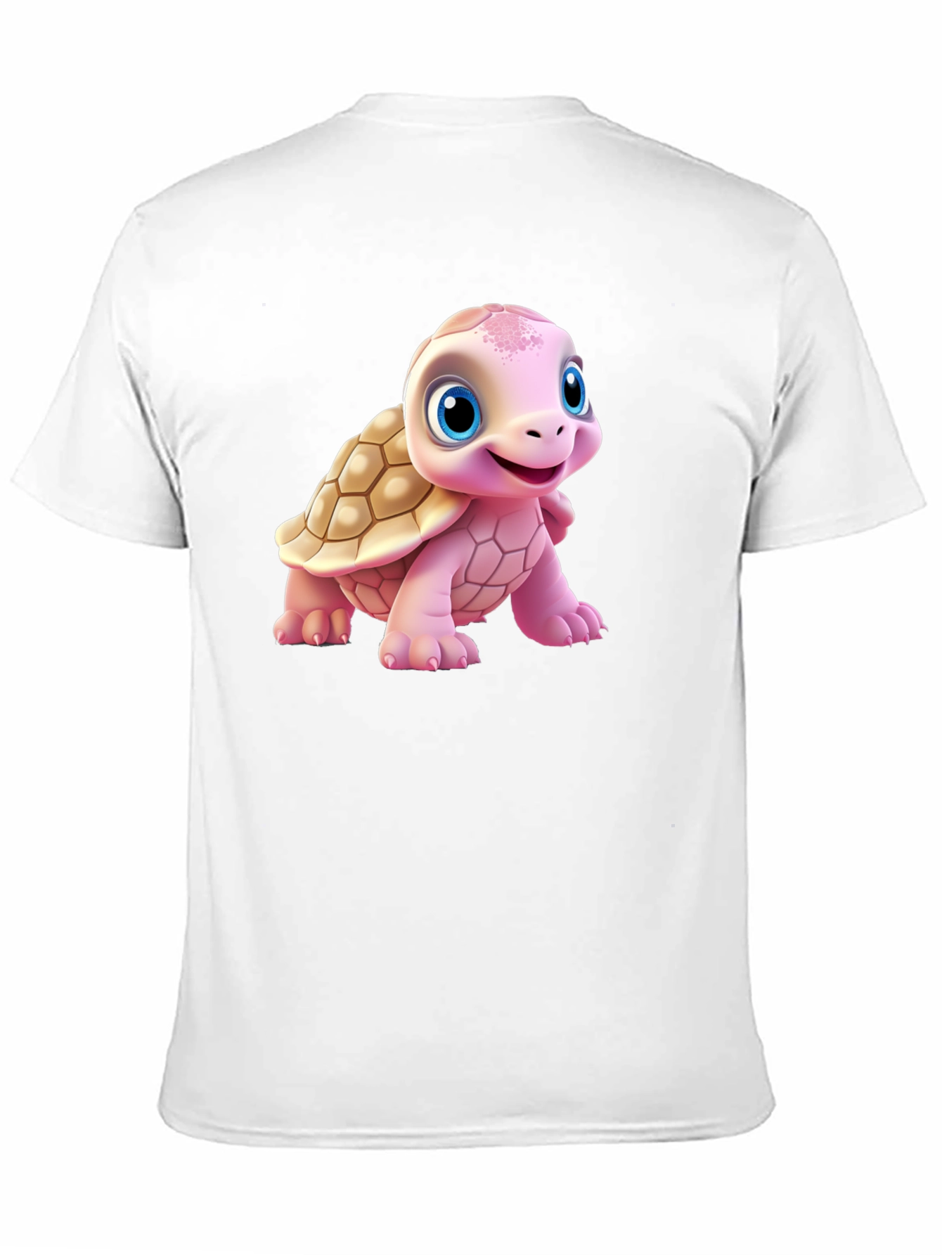 Cute Turtle Graphic Tee - Black Unisex T-Shirt