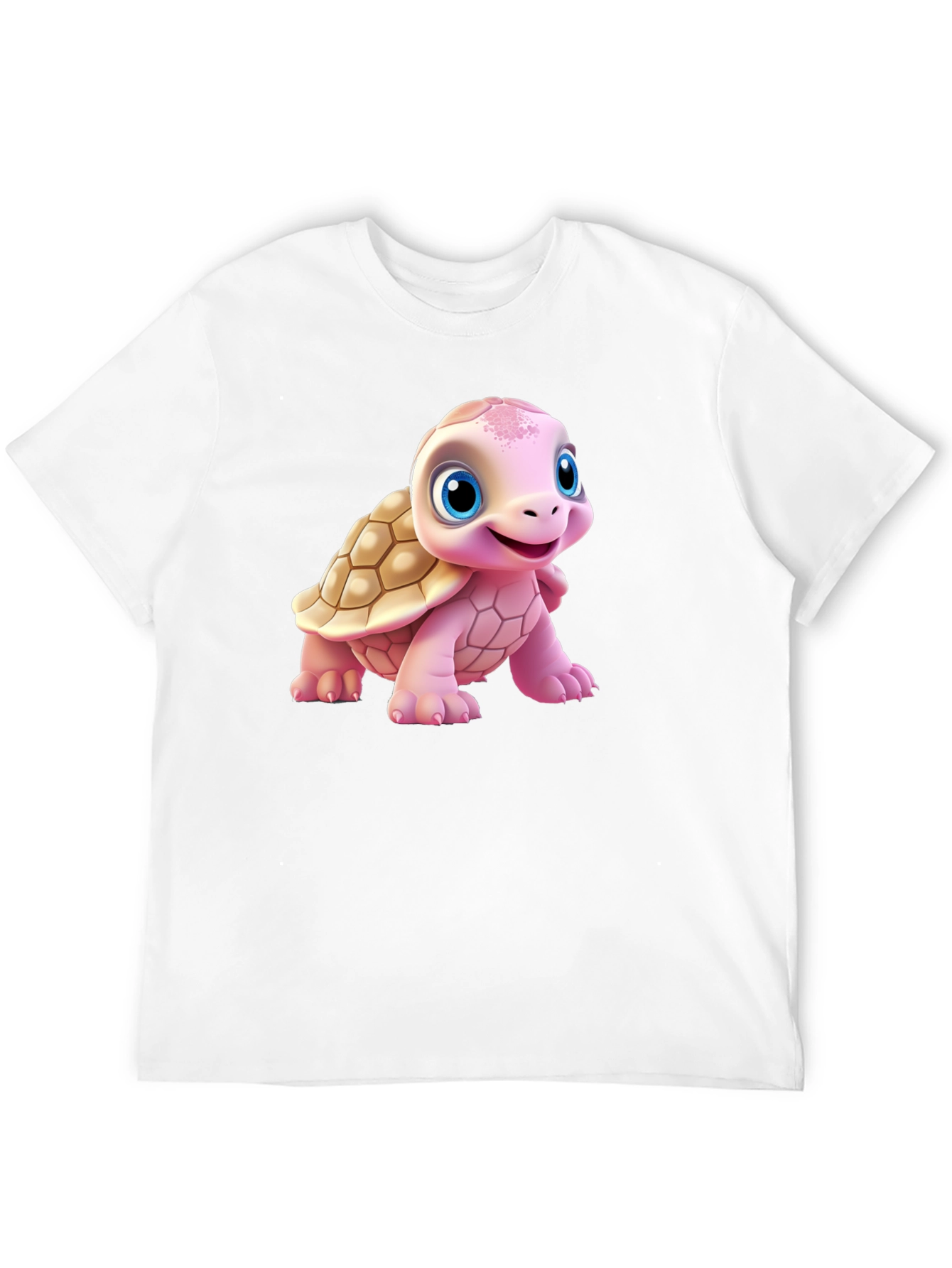 Cute Turtle Graphic Tee - Black Unisex T-Shirt