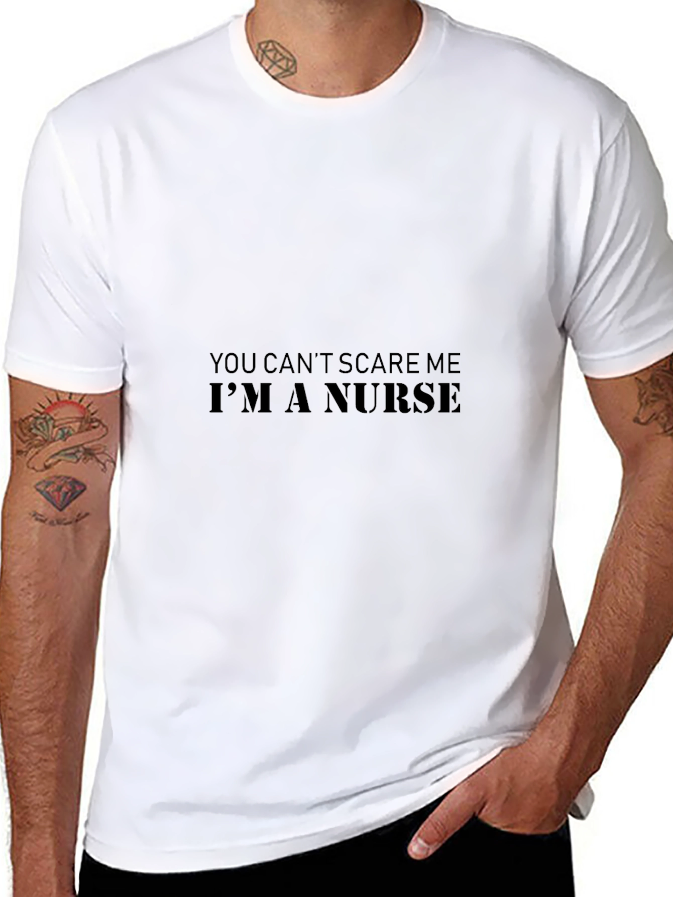 You Cant Scare Me Im A Nurse T-Shirt