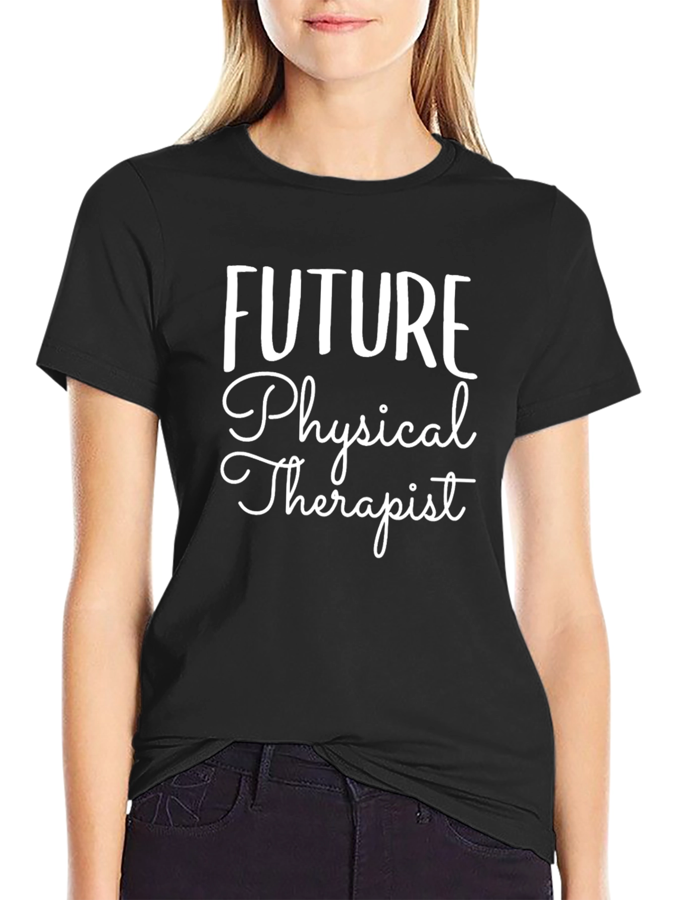 Future Physical Therapist Black T-Shirt