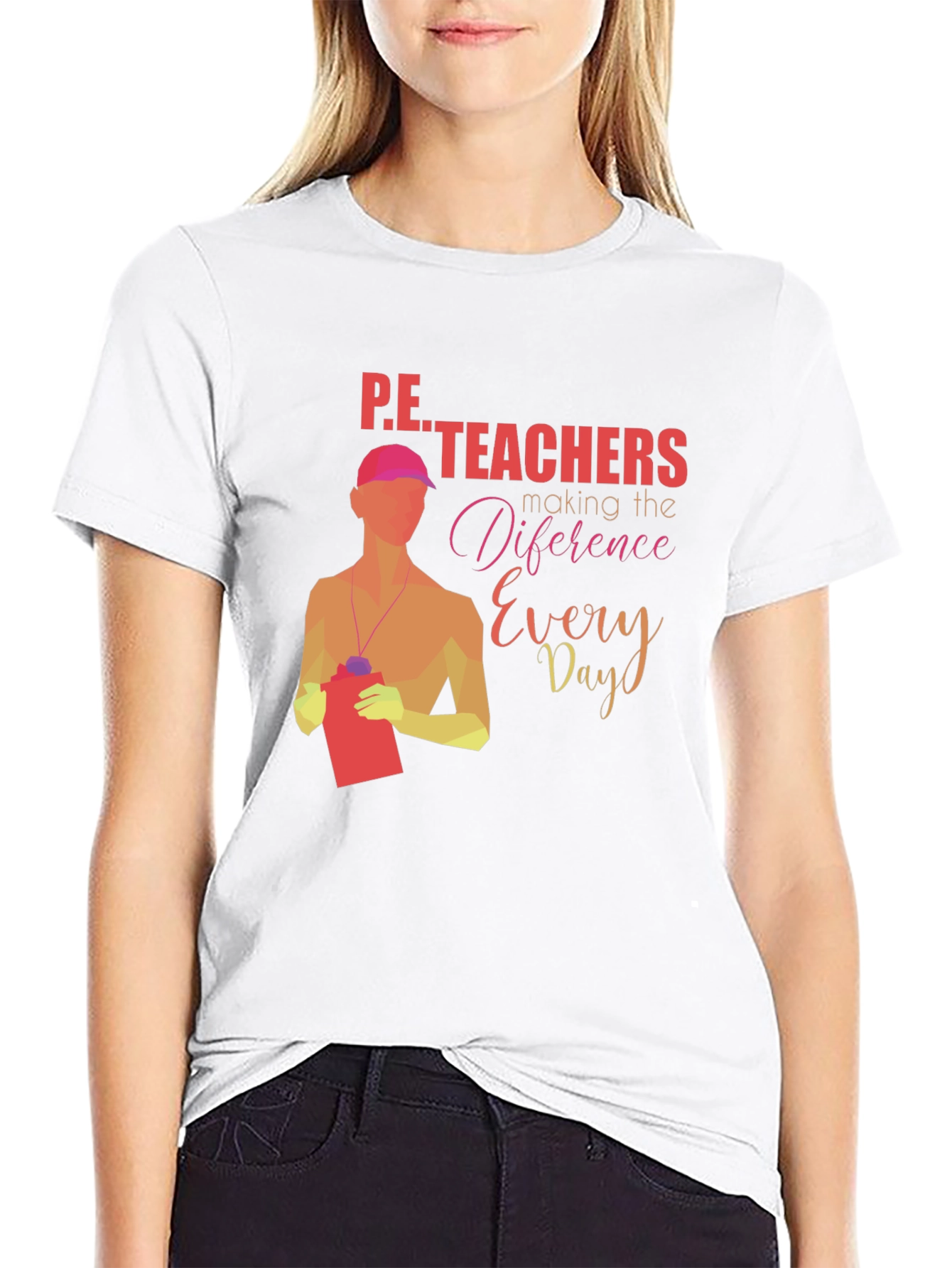 P.E. Teachers Making a Difference Graphic T-Shirt