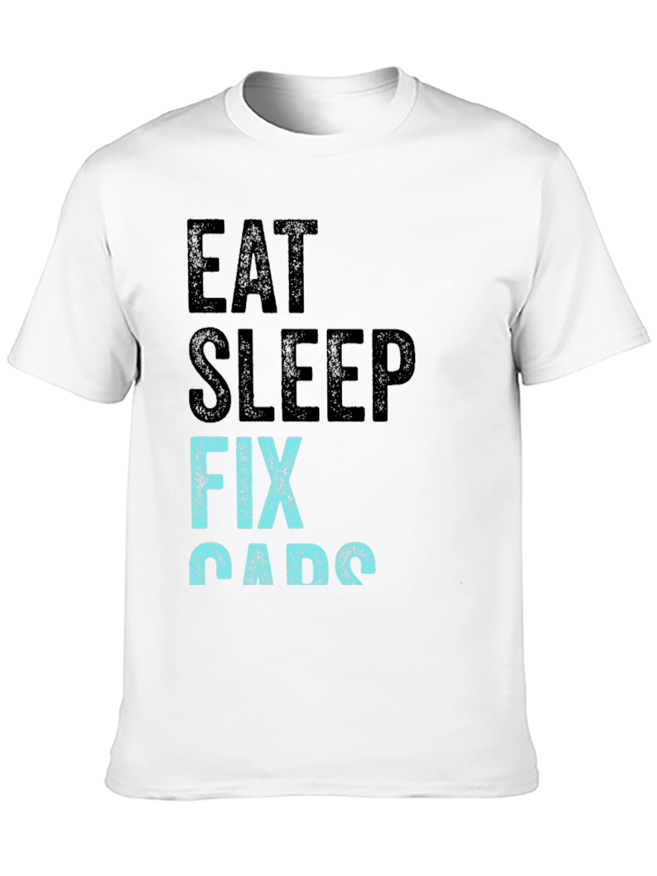 Eat Sleep Fix Cabs T-Shirt - Funny Mechanic Tee