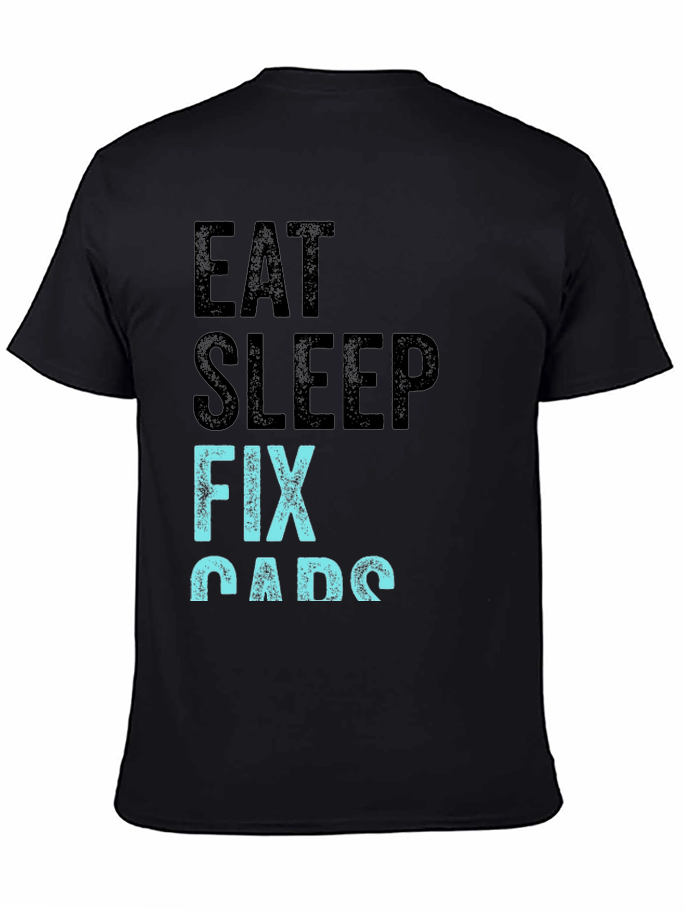 Eat Sleep Fix Cabs T-Shirt - Funny Mechanic Tee