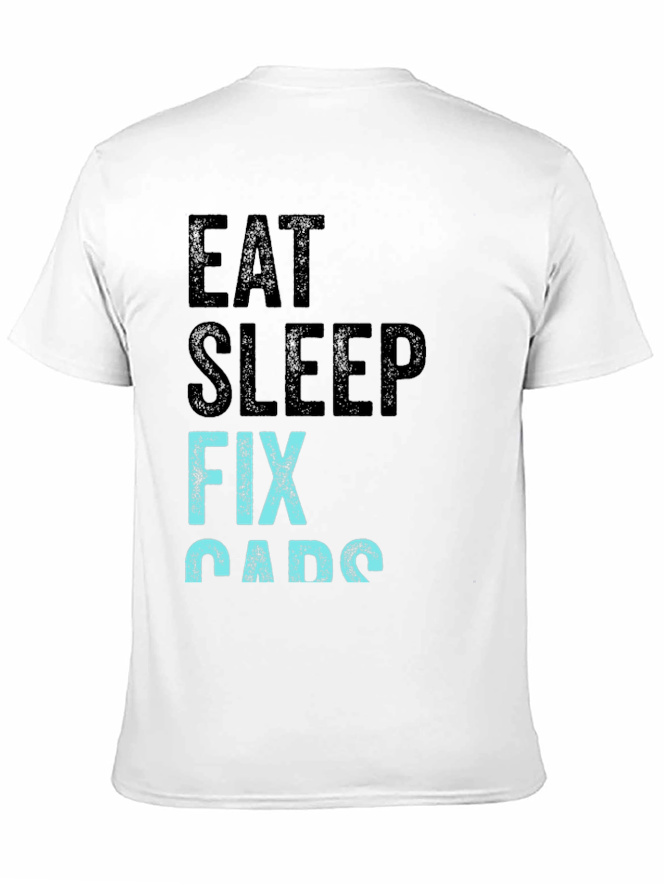 Eat Sleep Fix Cabs T-Shirt - Funny Mechanic Tee