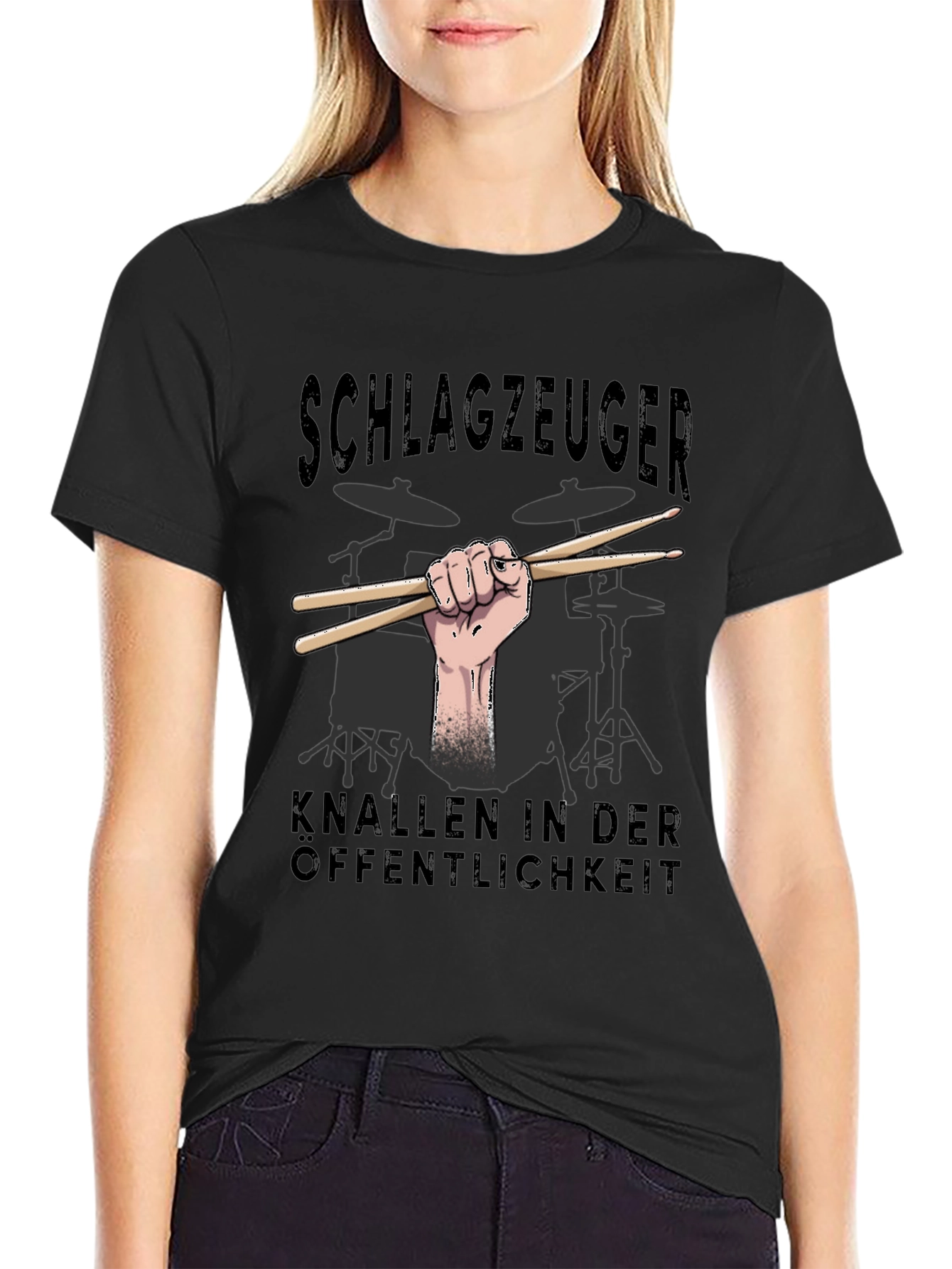 Schlagzeuger Drummer T-Shirt