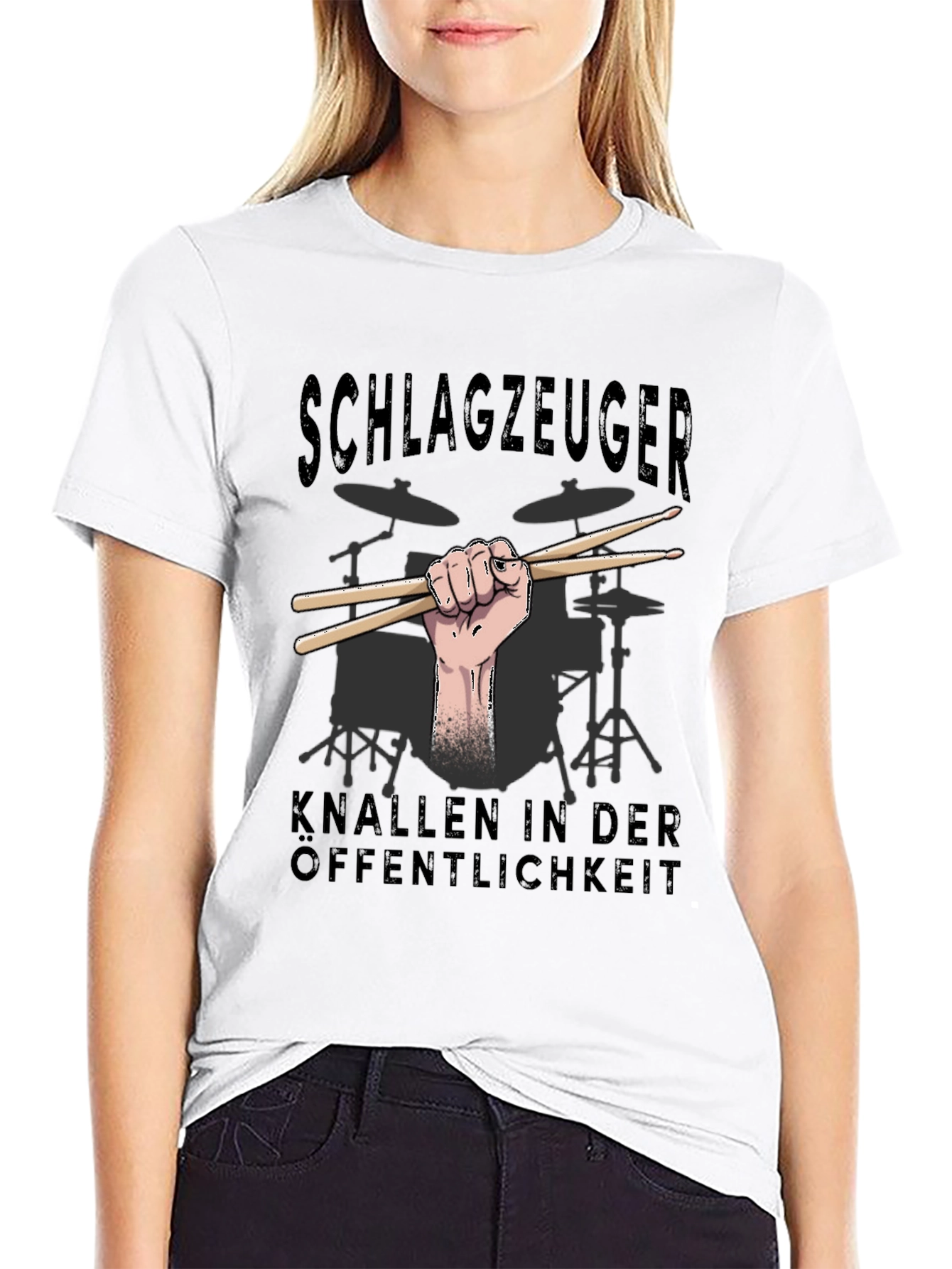 Schlagzeuger Drummer T-Shirt