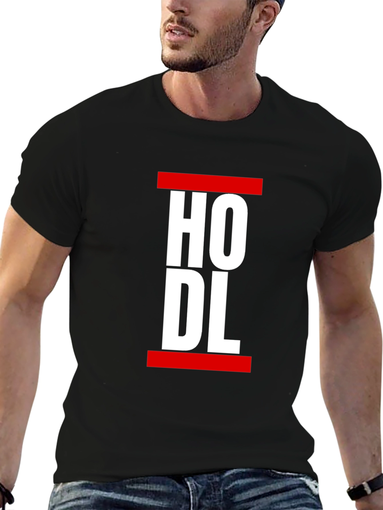 HODL Graphic Tee - Crypto Inspired Black T-Shirt