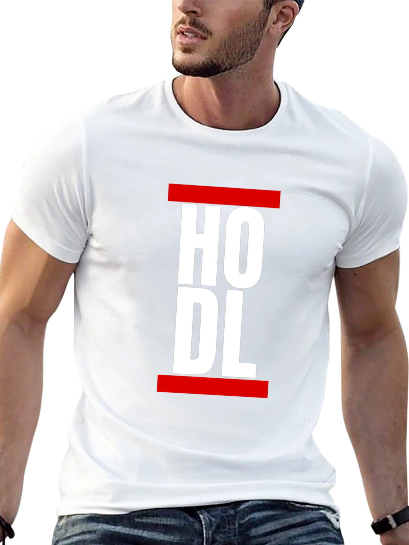 HODL Graphic Tee - Crypto Inspired Black T-Shirt