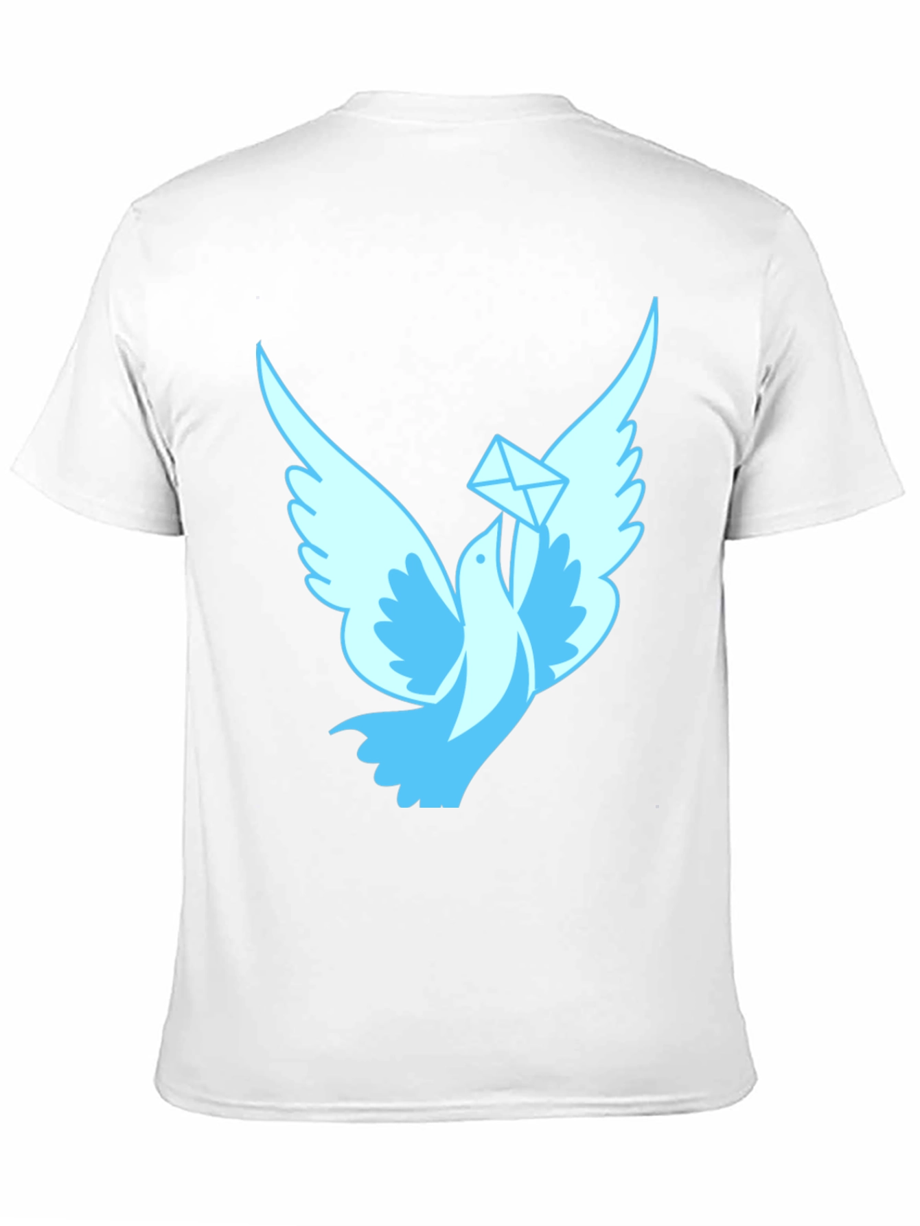 Dove With Letter Graphic T-Shirt
