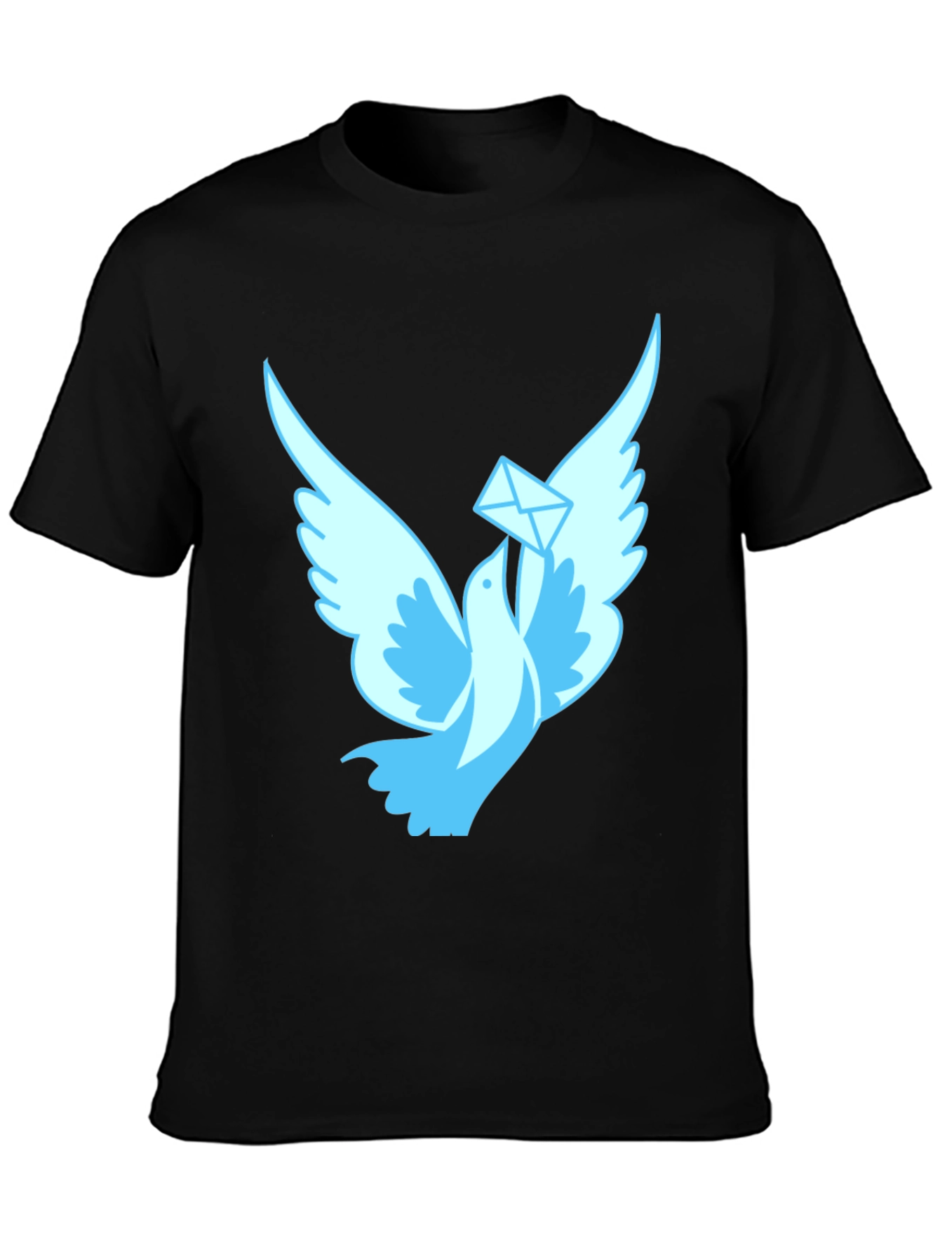 Dove With Letter Graphic T-Shirt