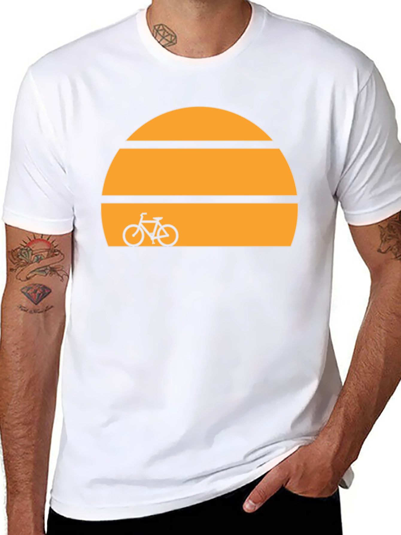 Sunset Bike Graphic Tee