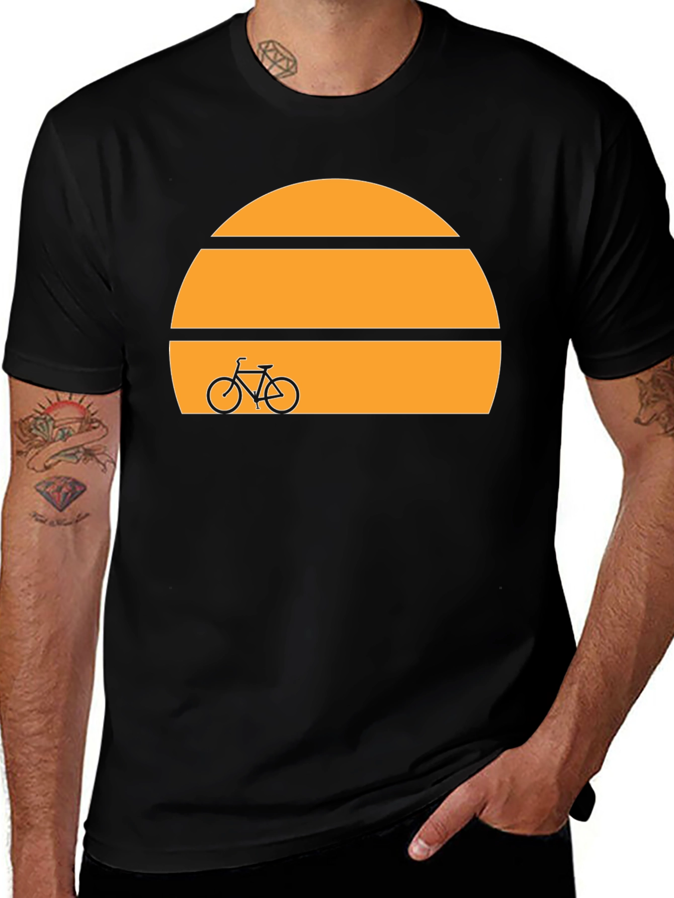 Sunset Bike Graphic Tee