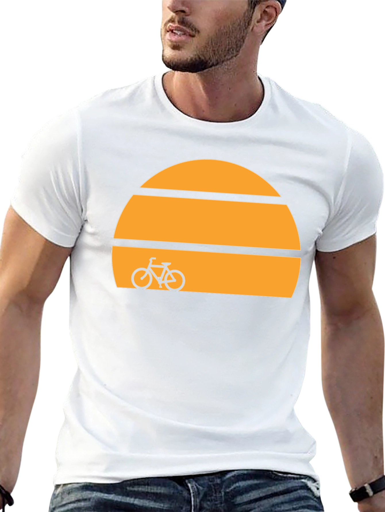 Sunset Bike Graphic Tee