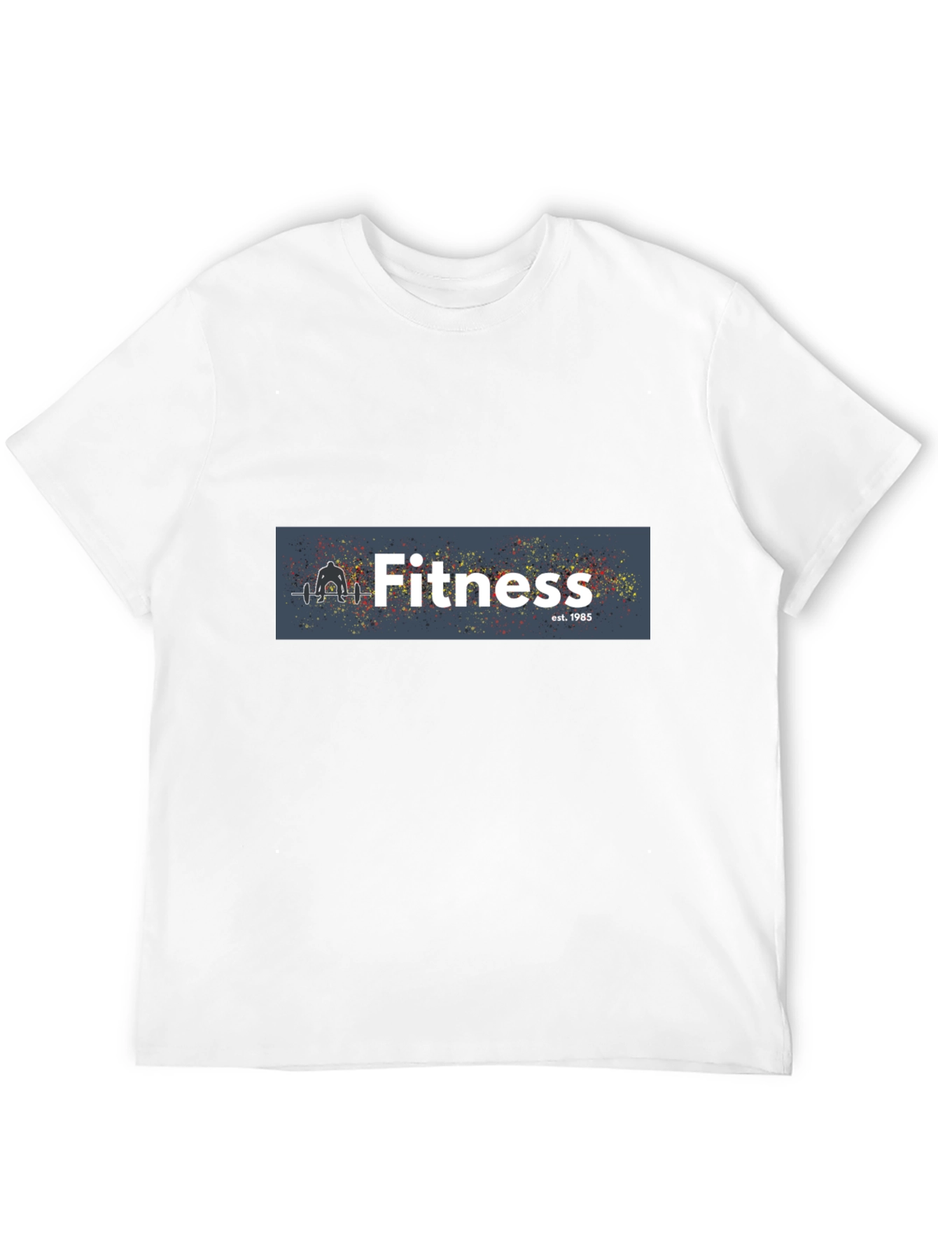 Fitness Black T-Shirt: Established 1985
