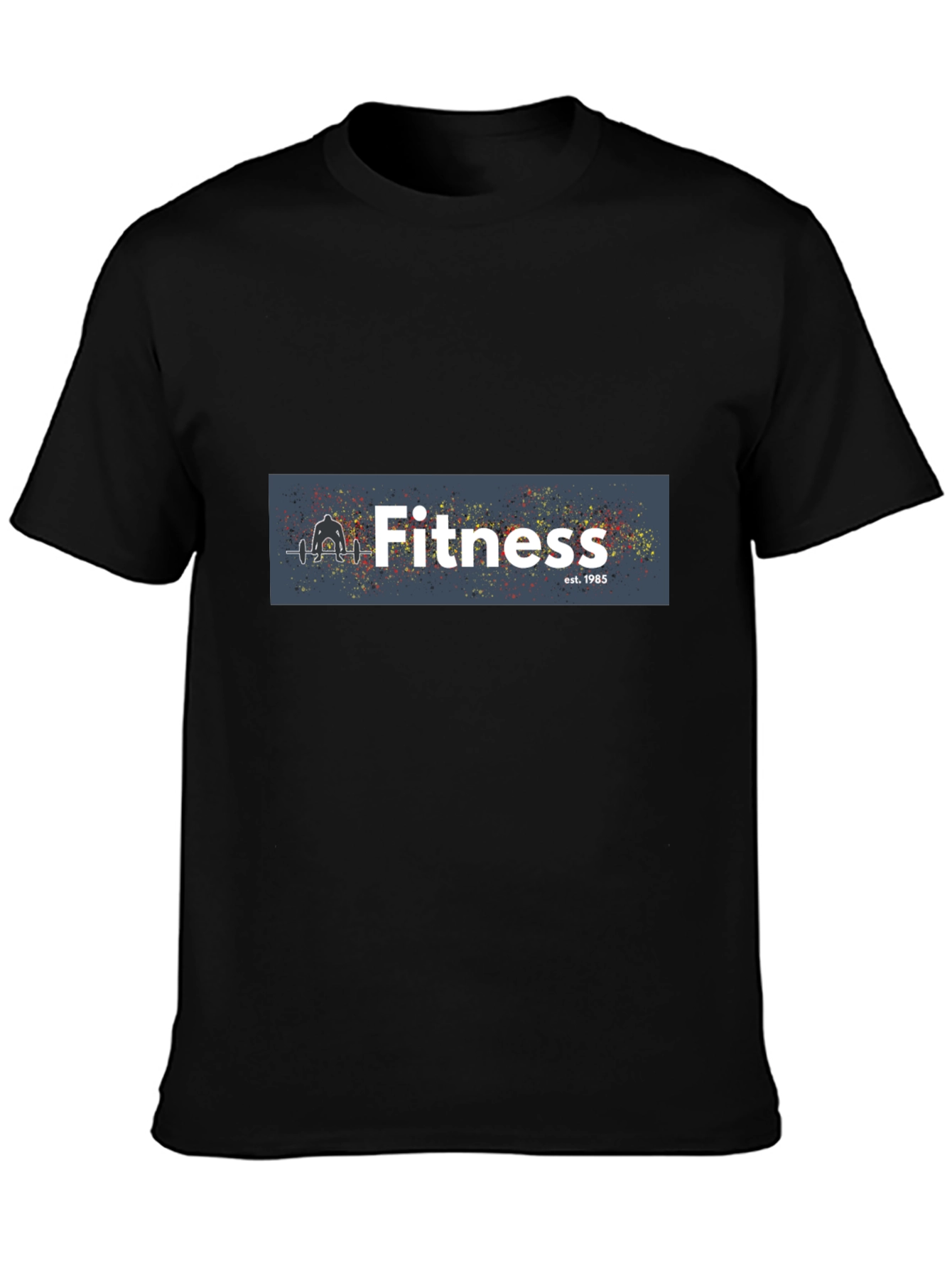 Fitness Black T-Shirt: Established 1985