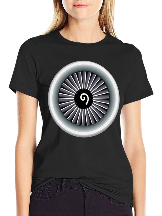 Jet Engine T-Shirt: Aviation Enthusiast Apparel