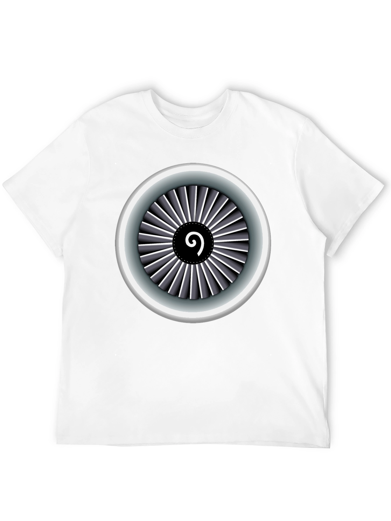 Jet Engine T-Shirt: Aviation Enthusiast Apparel