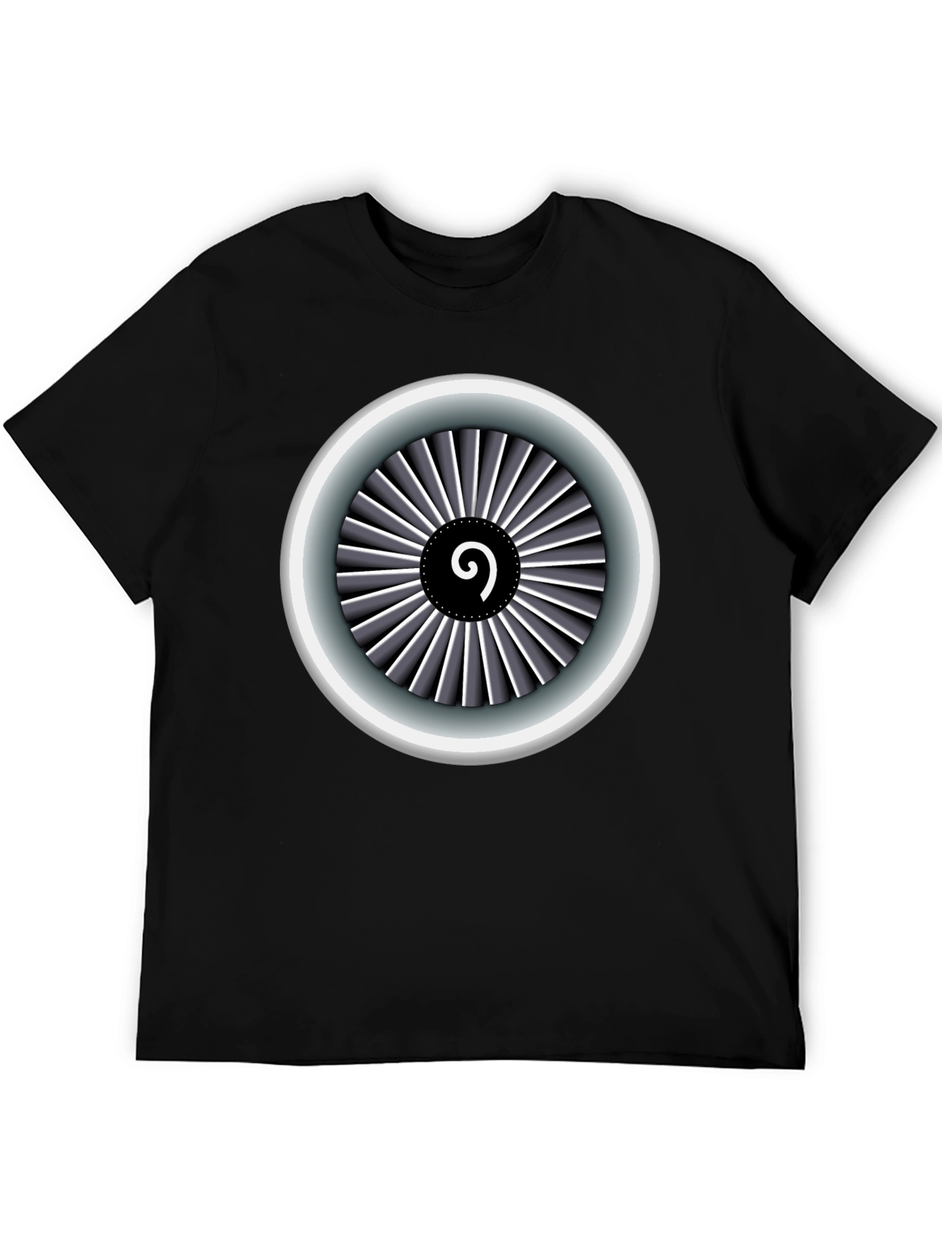Jet Engine T-Shirt: Aviation Enthusiast Apparel
