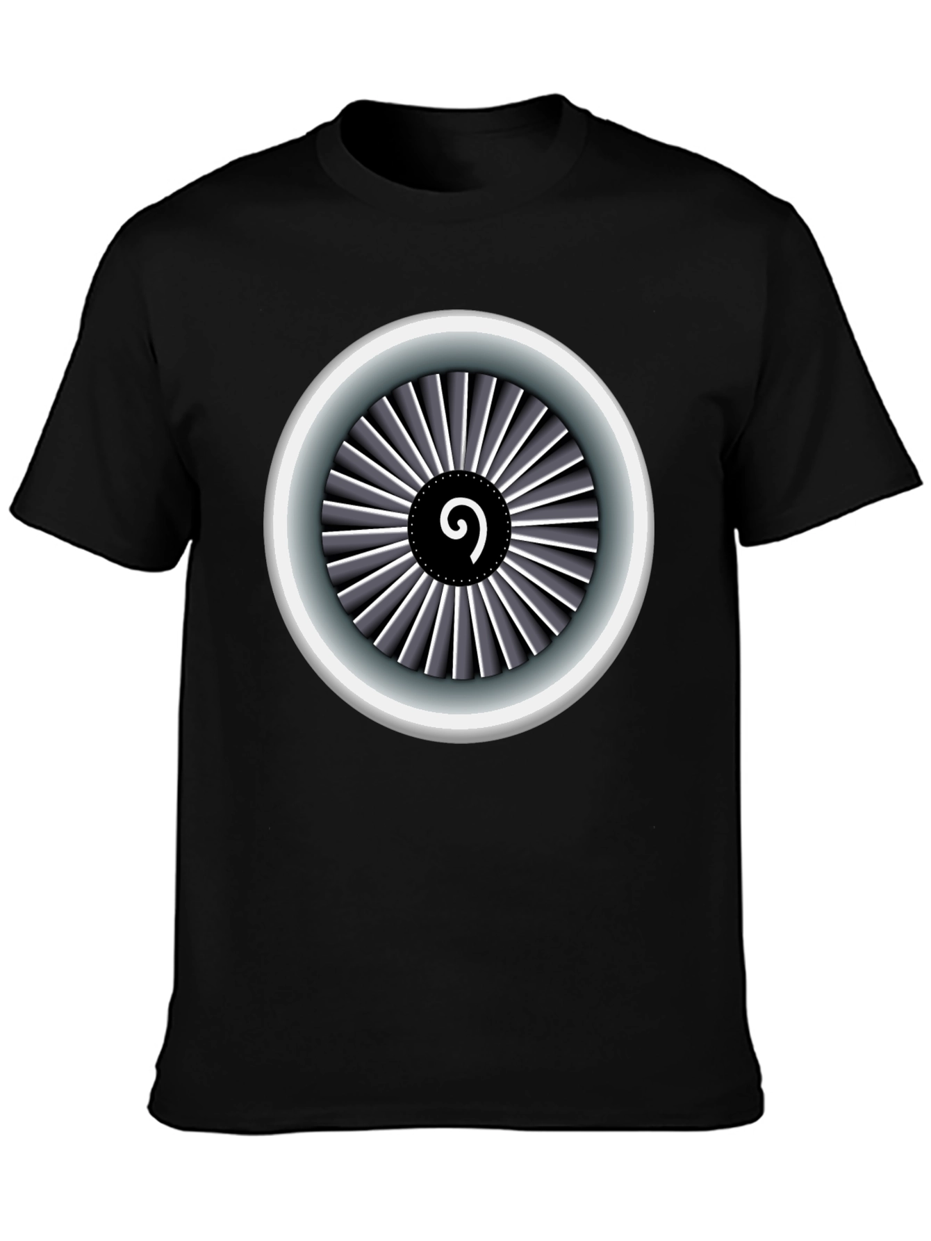 Jet Engine T-Shirt: Aviation Enthusiast Apparel