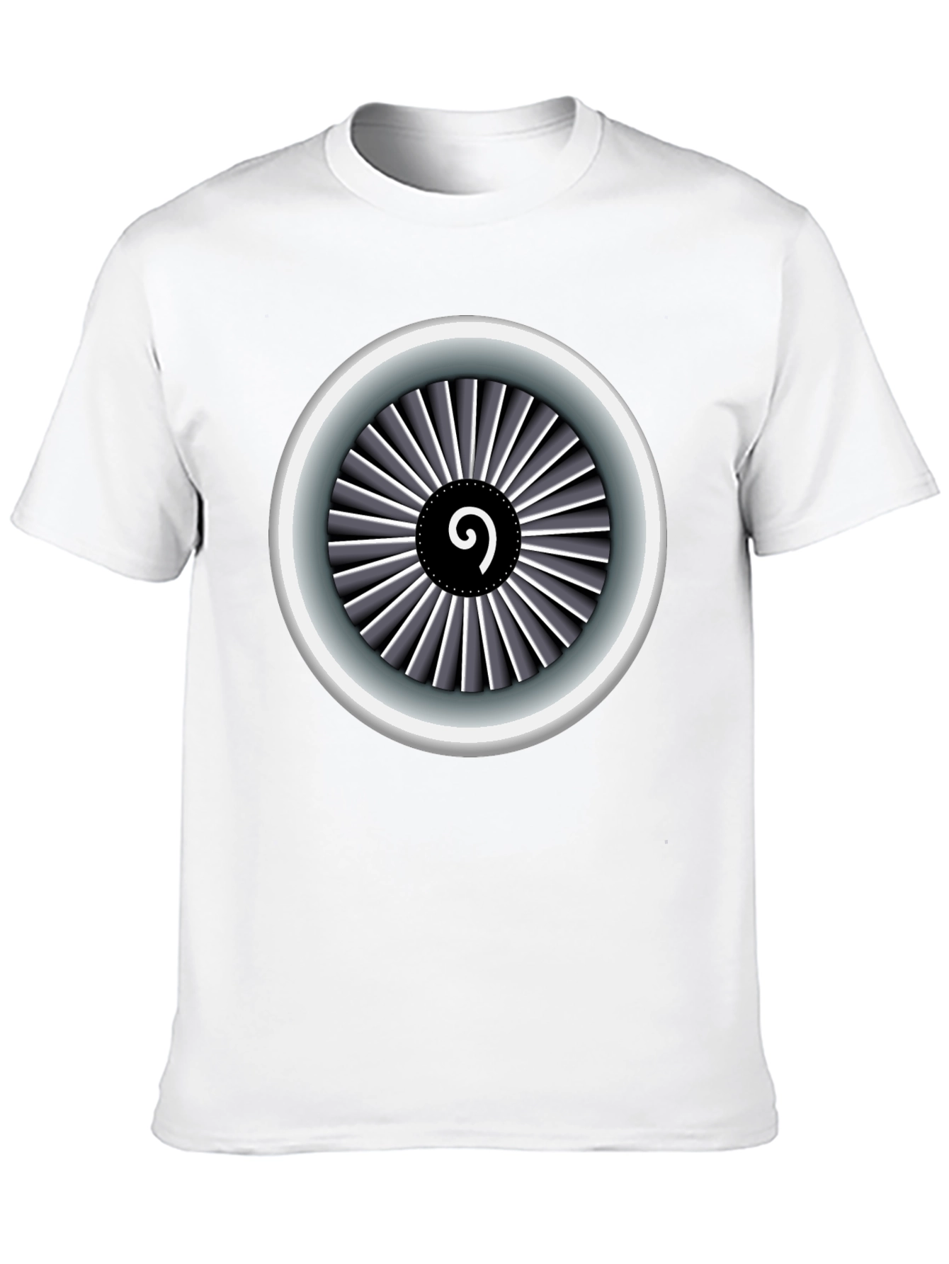 Jet Engine T-Shirt: Aviation Enthusiast Apparel