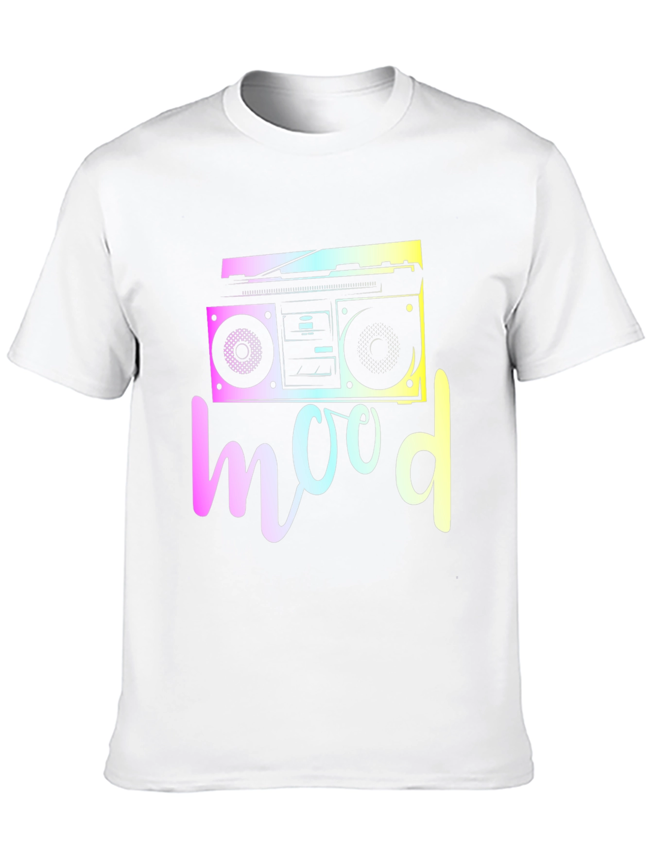 Retro Mood T-Shirt - Boombox Graphic Tee