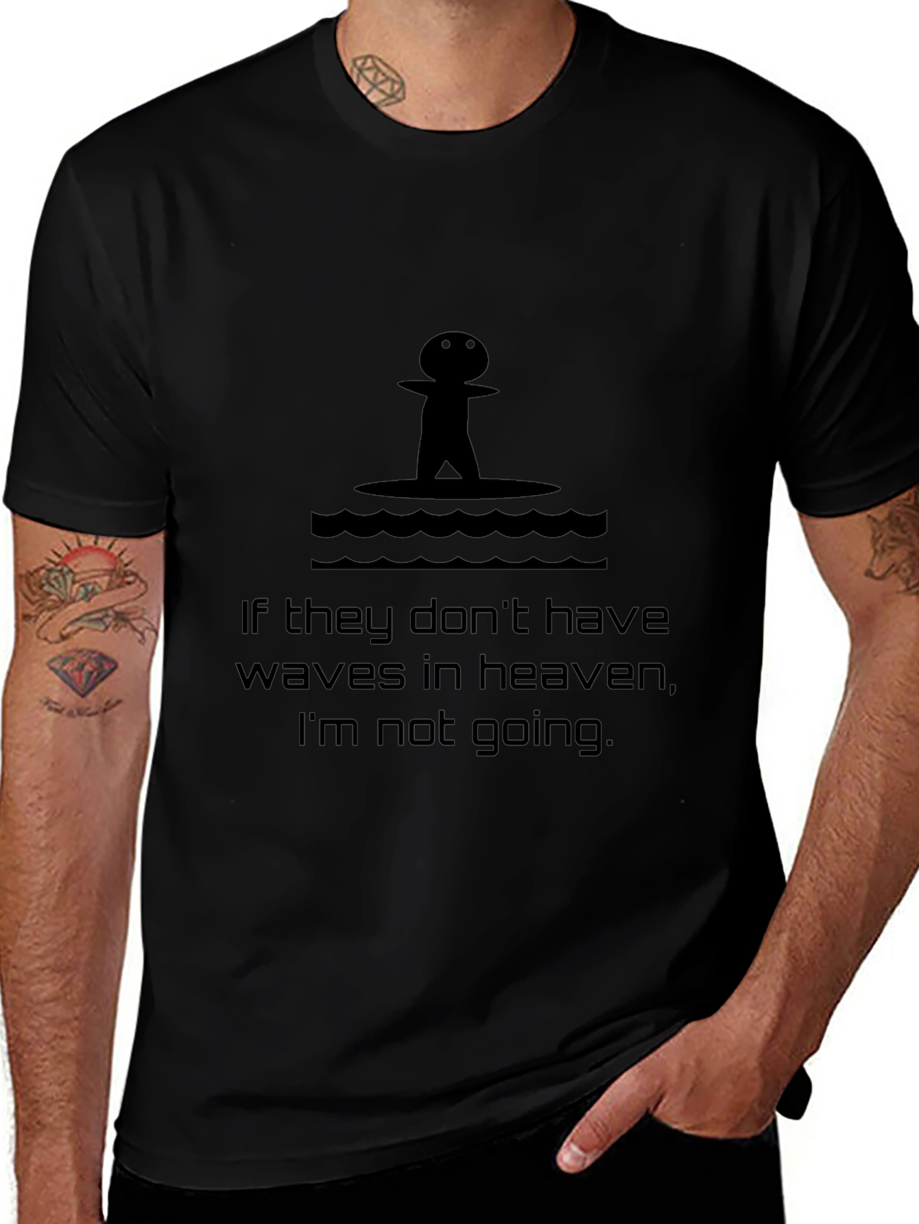 Surfing Heaven T-Shirt - Wave Lovers Tee