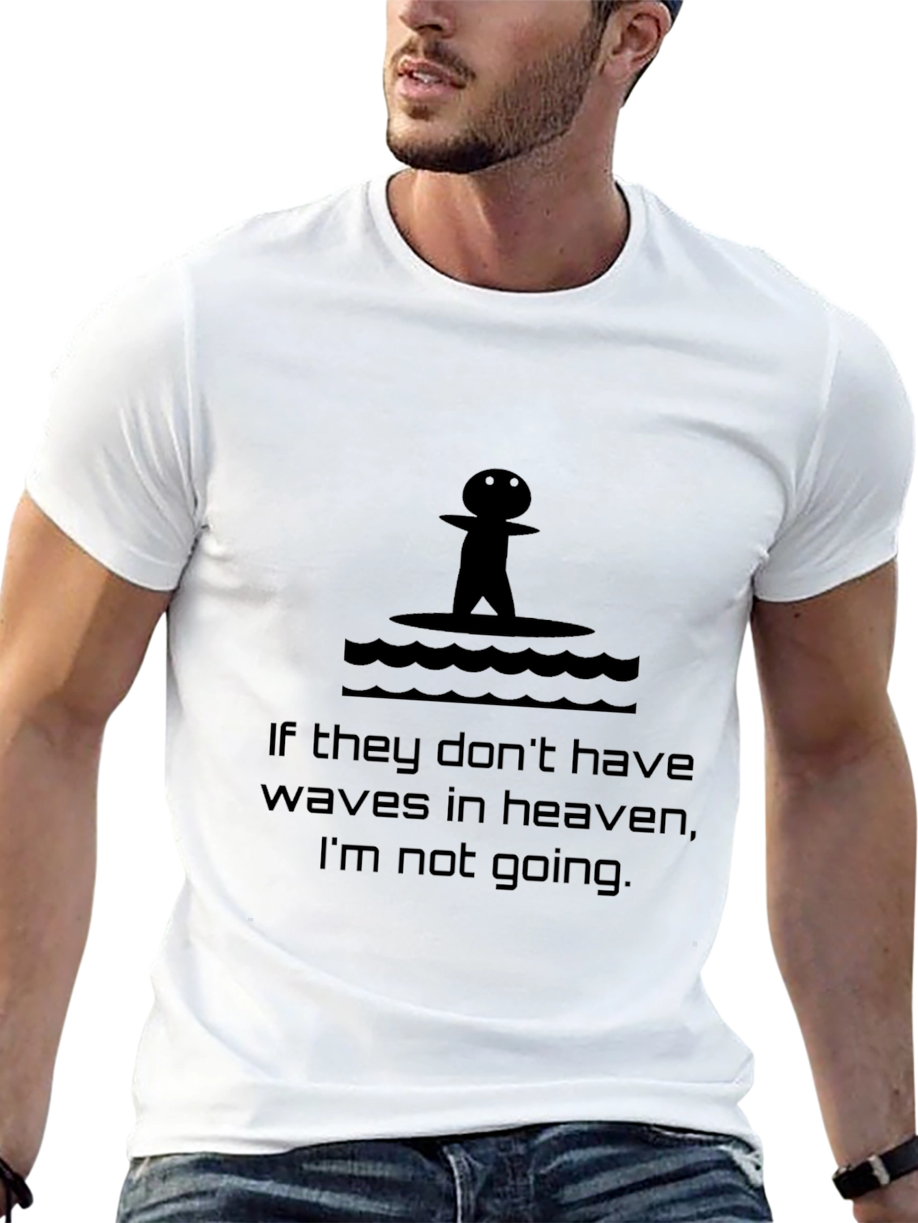 Surfing Heaven T-Shirt - Wave Lovers Tee