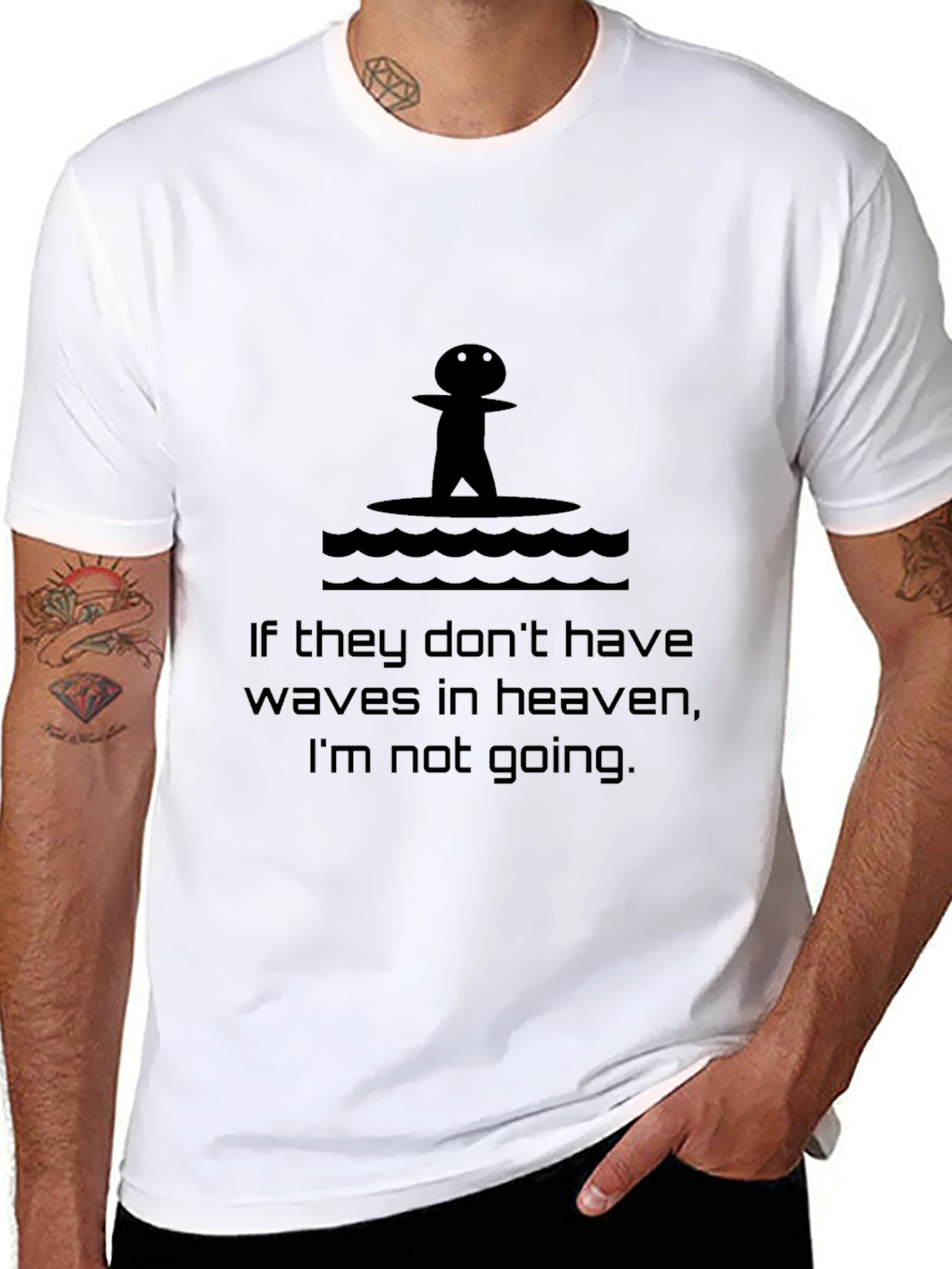 Surfing Heaven T-Shirt - Wave Lovers Tee