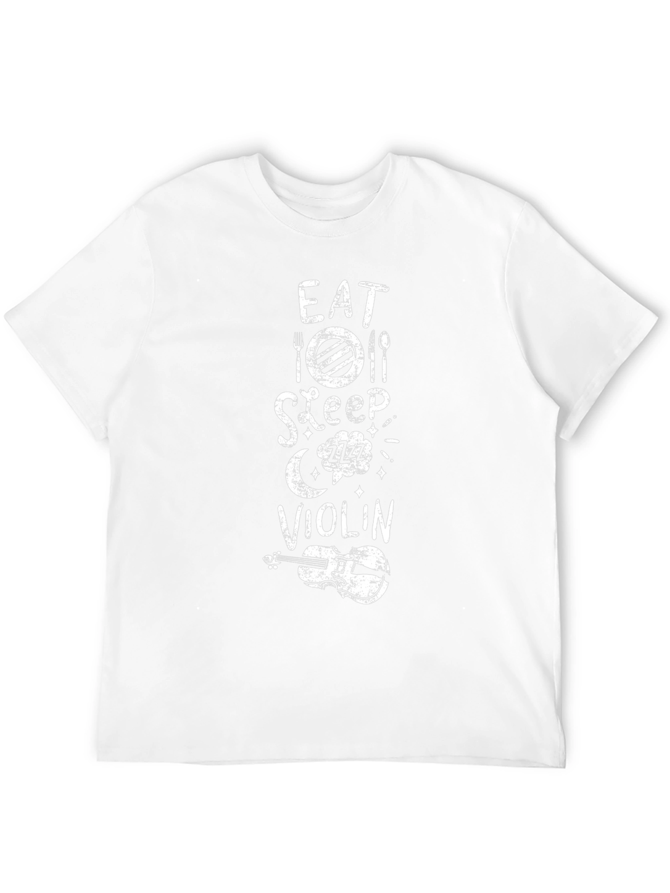 Eat Sleep Violin Black Graphic Tee