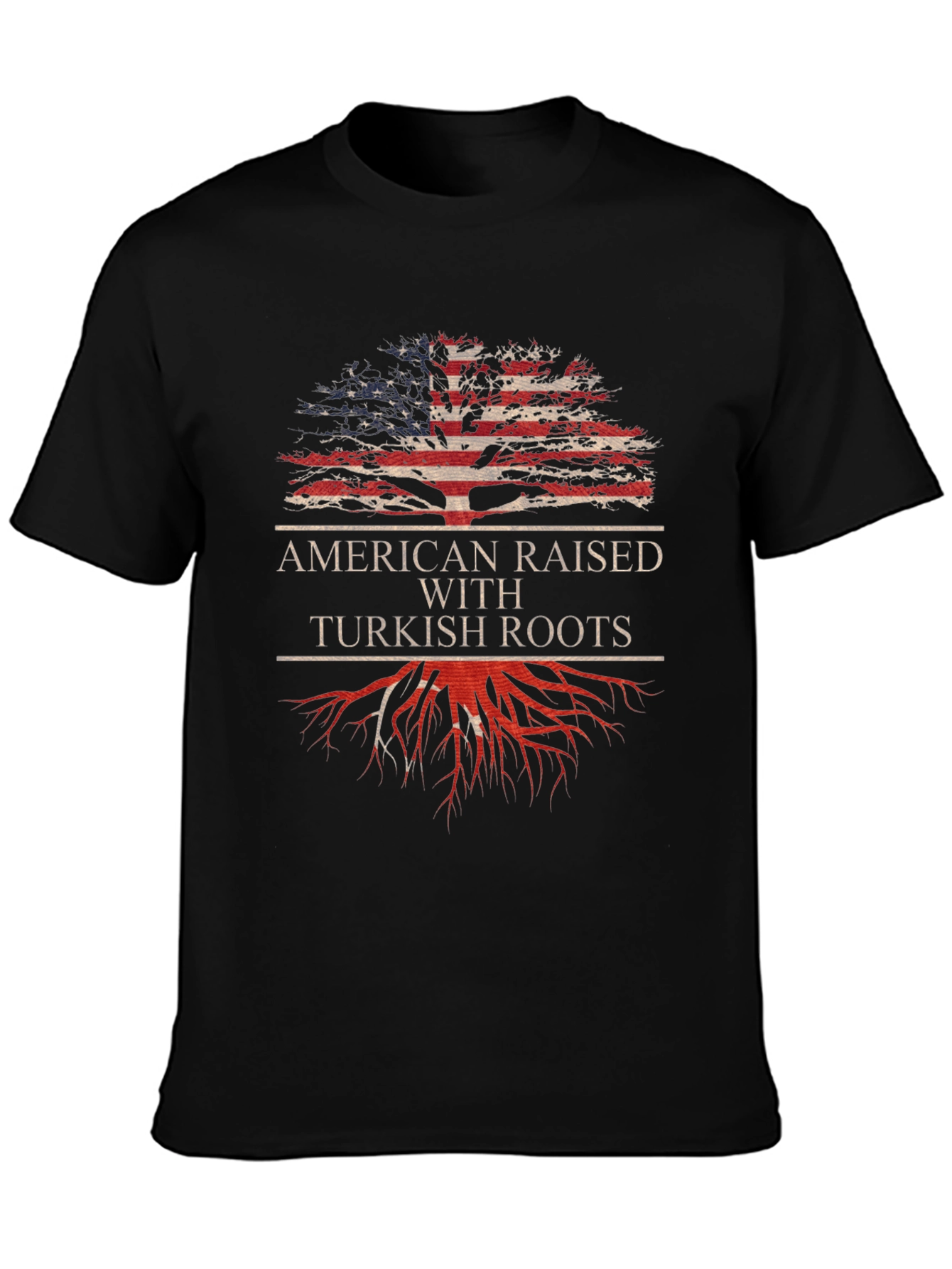American Raised with Turkish Roots T-Shirt