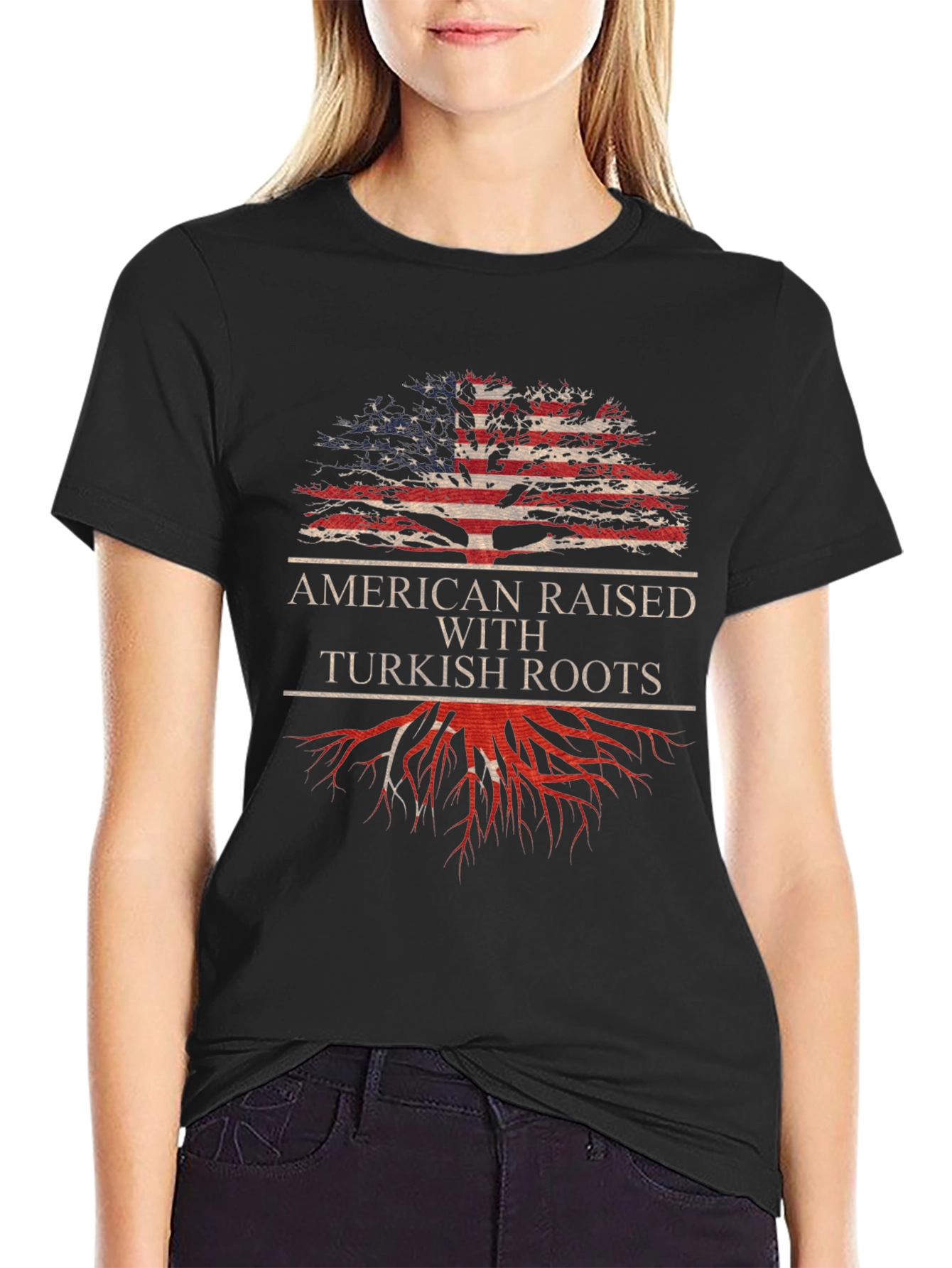 American Raised with Turkish Roots T-Shirt