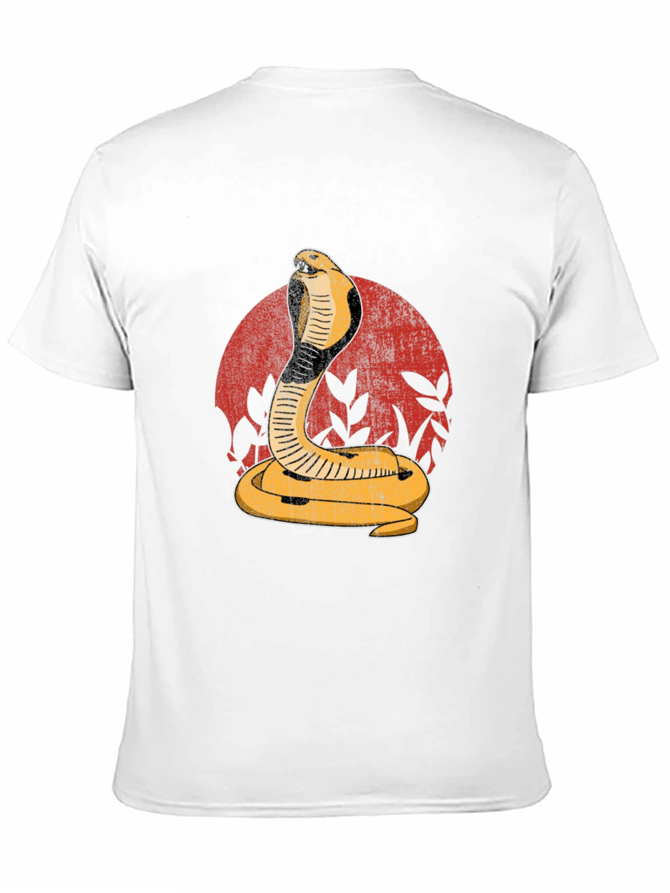 Cobra Graphic Print Mens Black T-Shirt