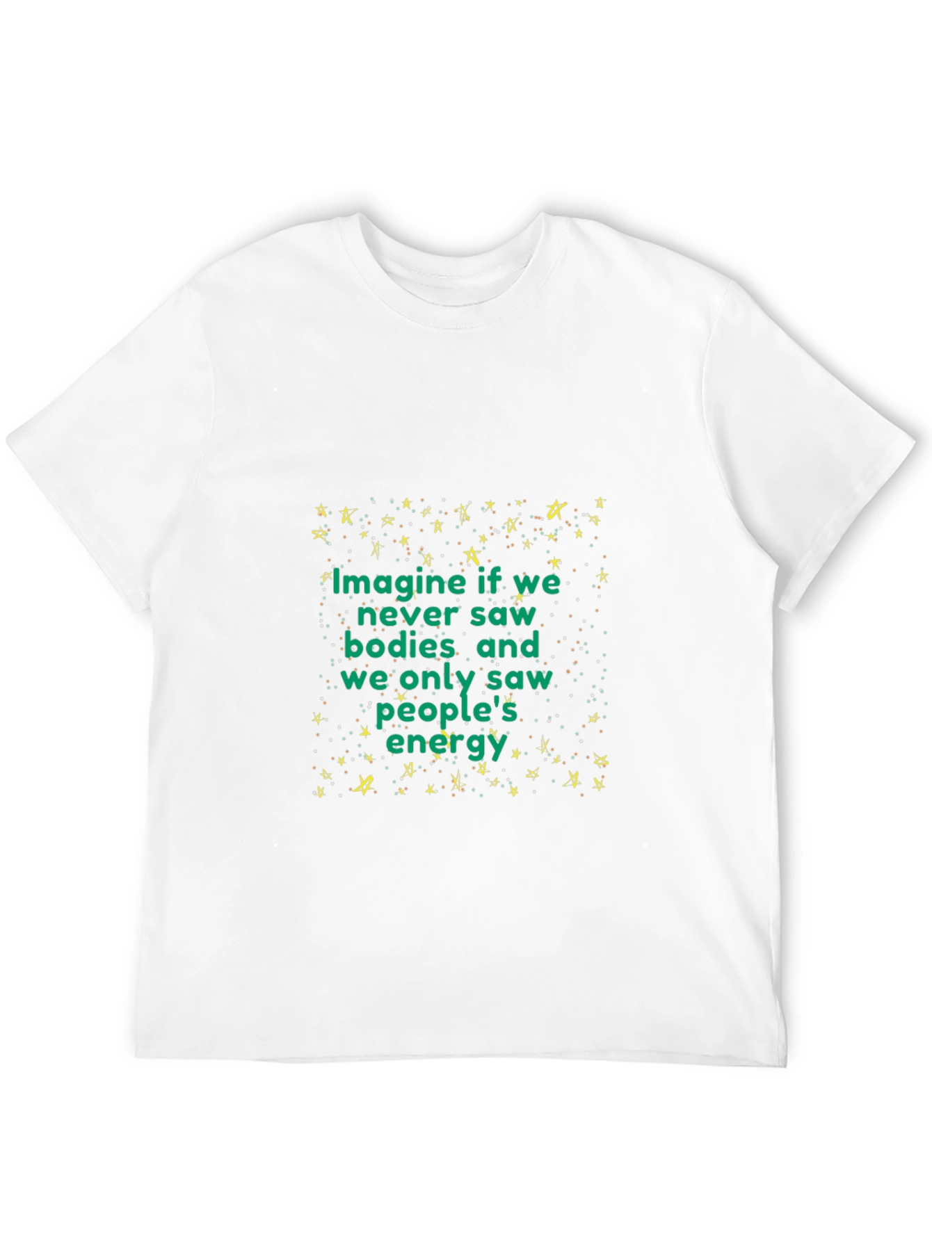 Imagine If We Saw Energy Black T-Shirt