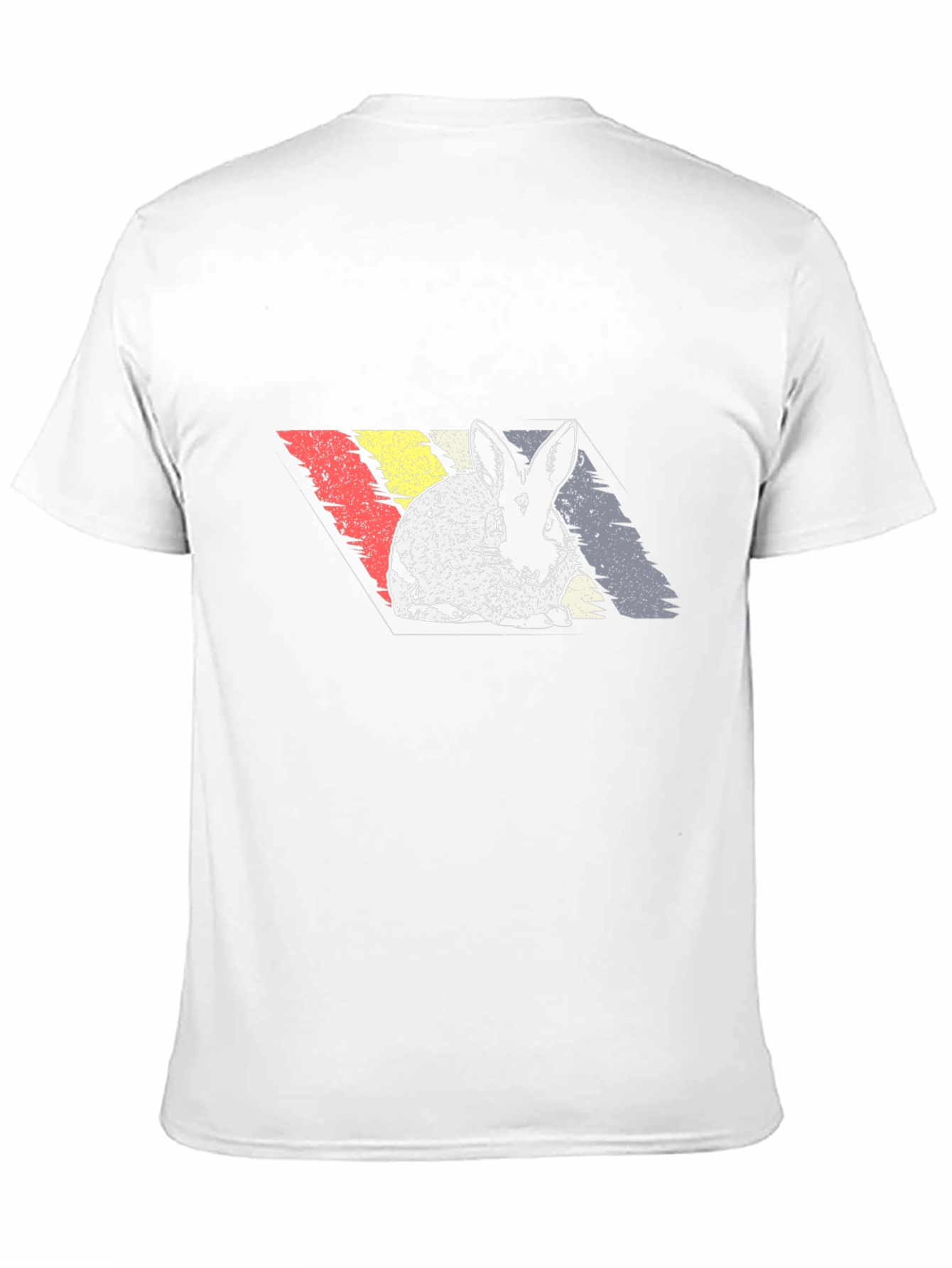 Retro Rabbit Graphic Tee - Unisex Cotton T-Shirt