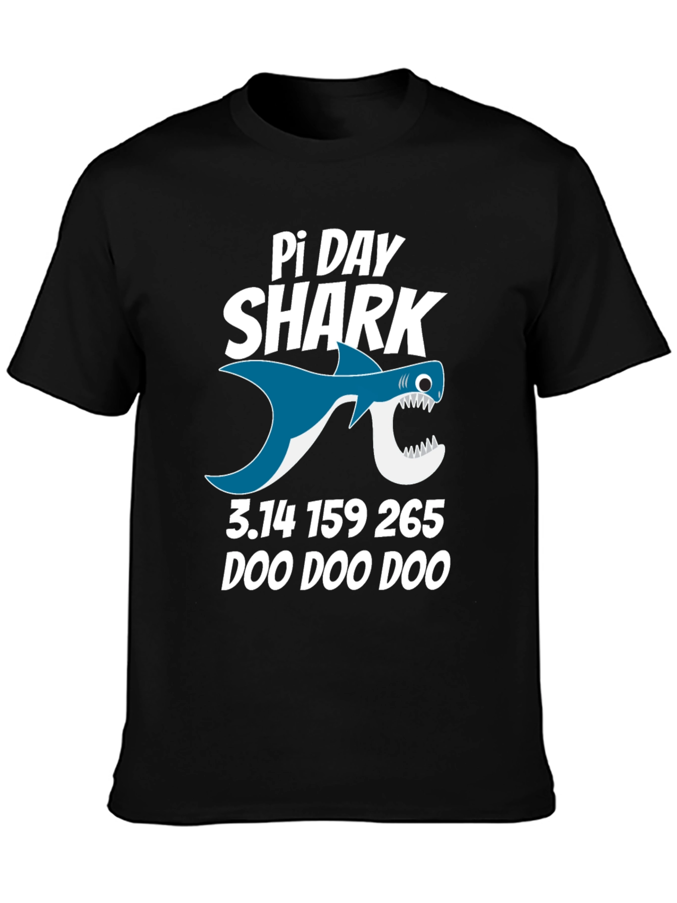 Pi Day Shark T-Shirt - Math Pun Tee