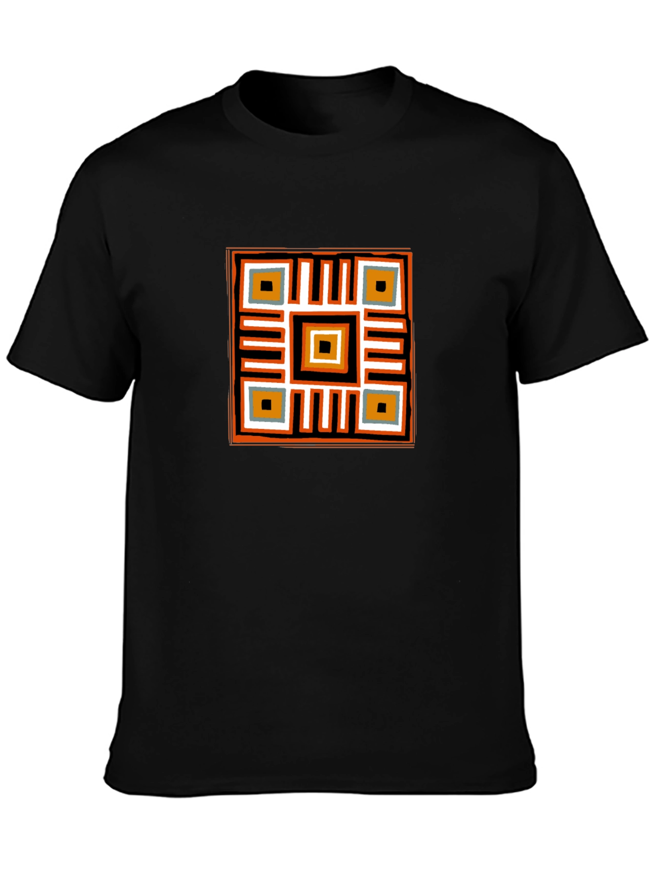 Geometric Print T-Shirt - Modern Style