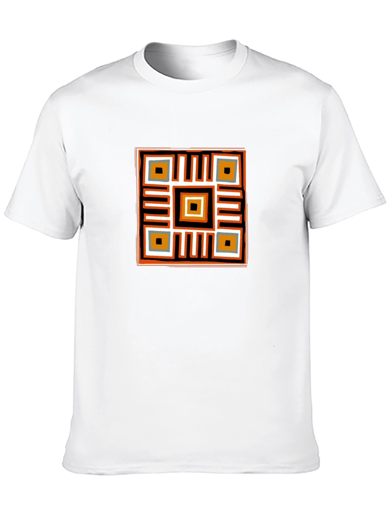 Geometric Print T-Shirt - Modern Style