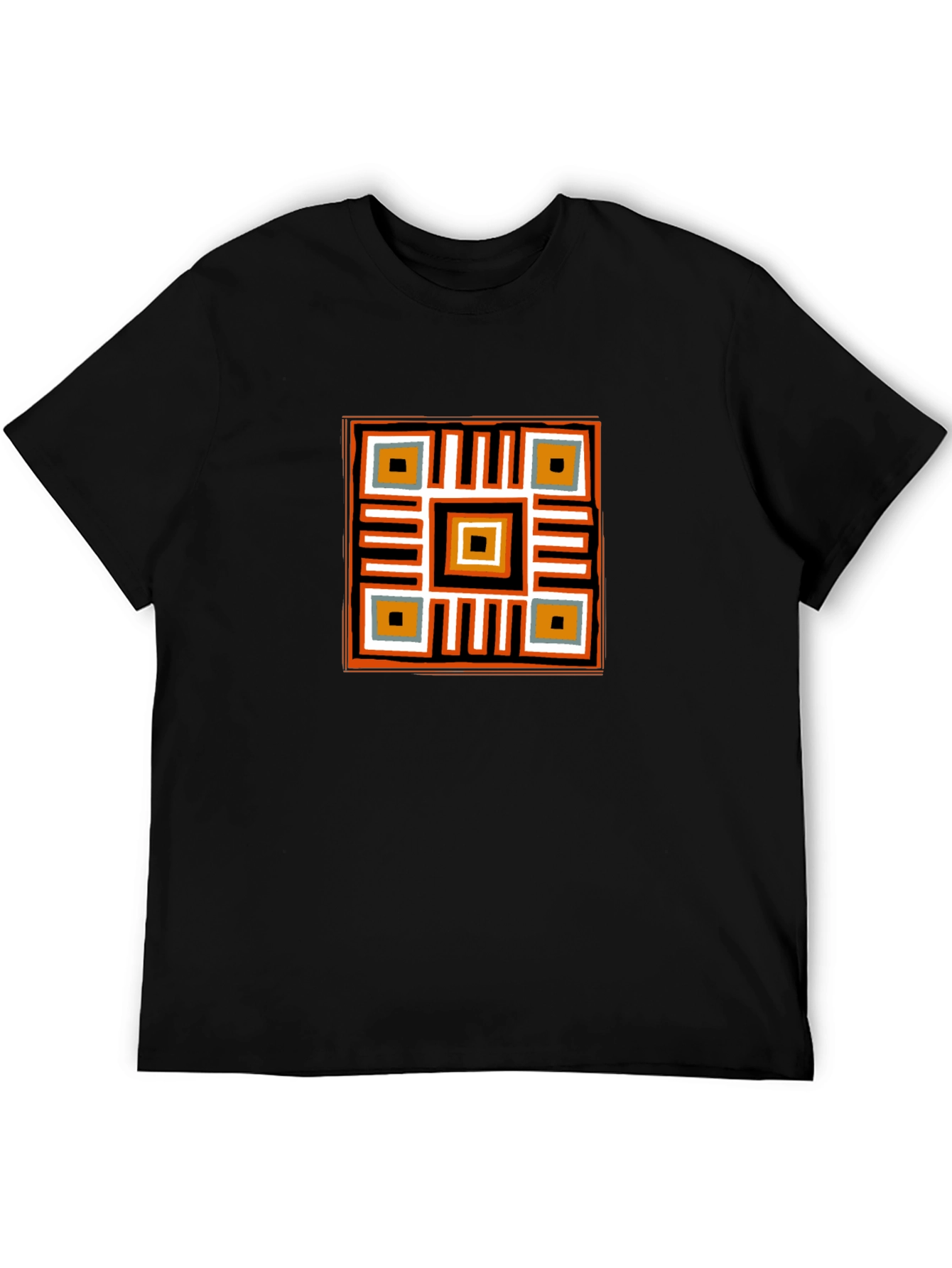 Geometric Print T-Shirt - Modern Style