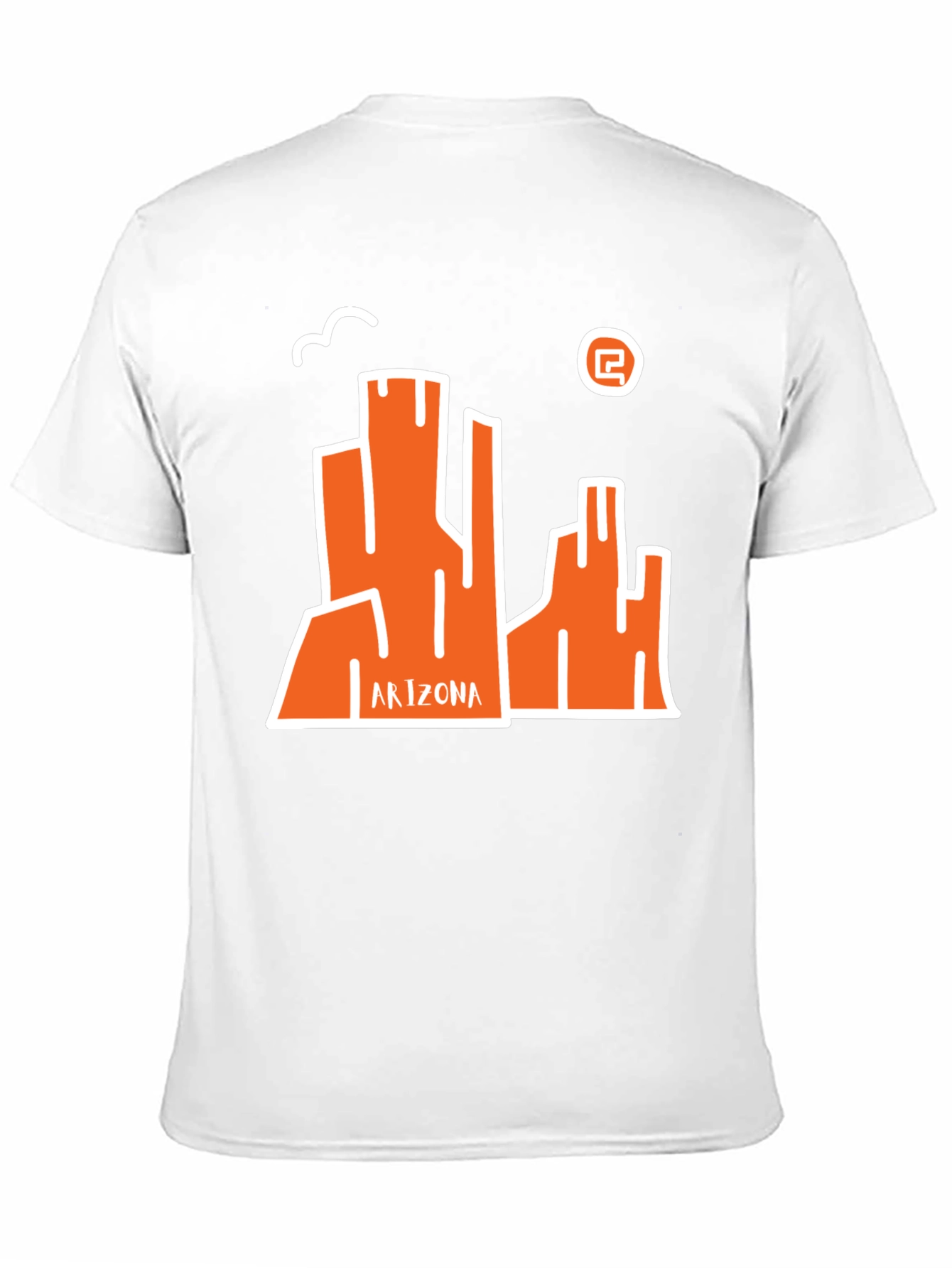 Arizona Graphic Tee - Black Cotton Casual T-Shirt