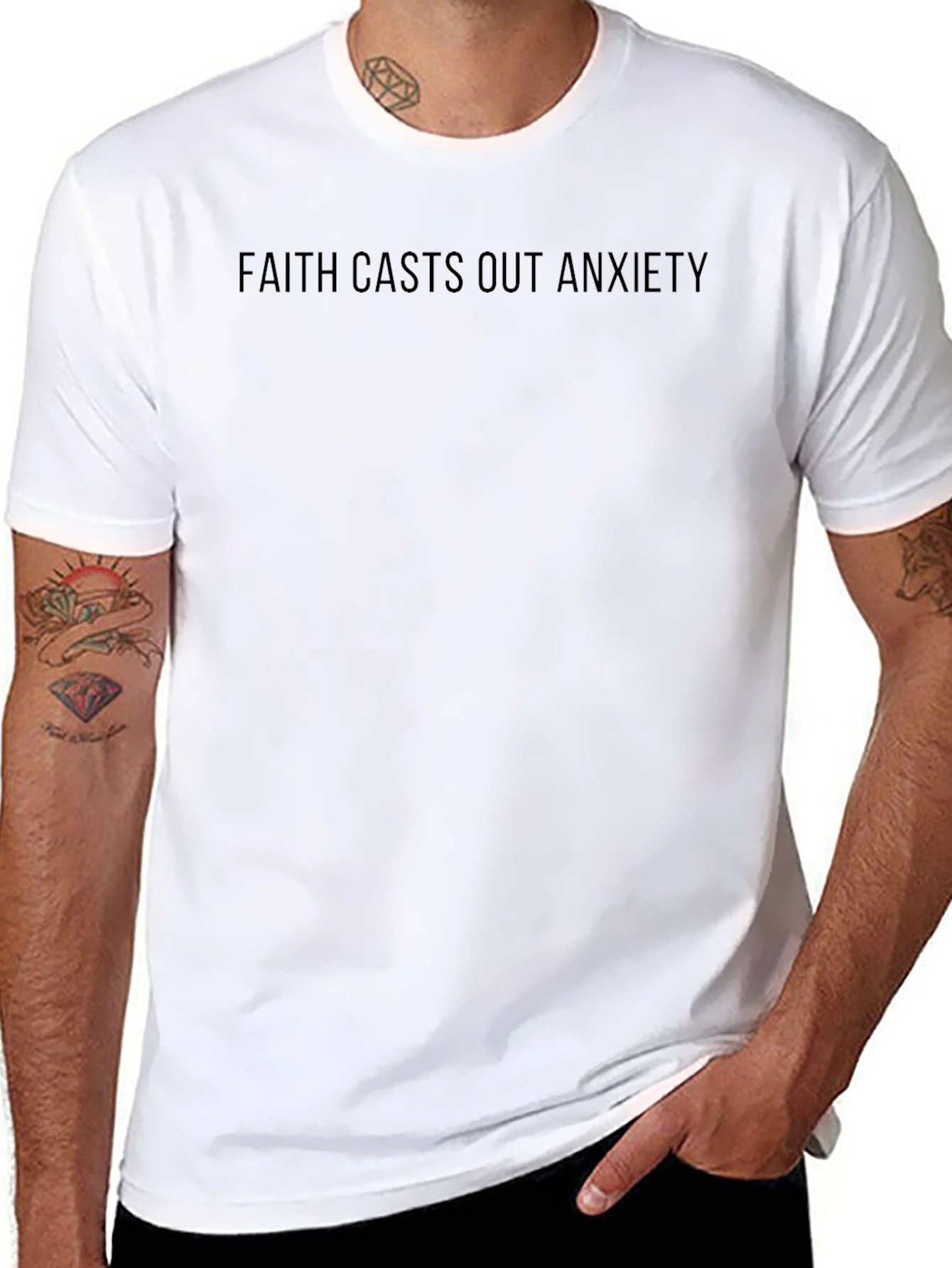 Faith Casts Out Anxiety T-Shirt