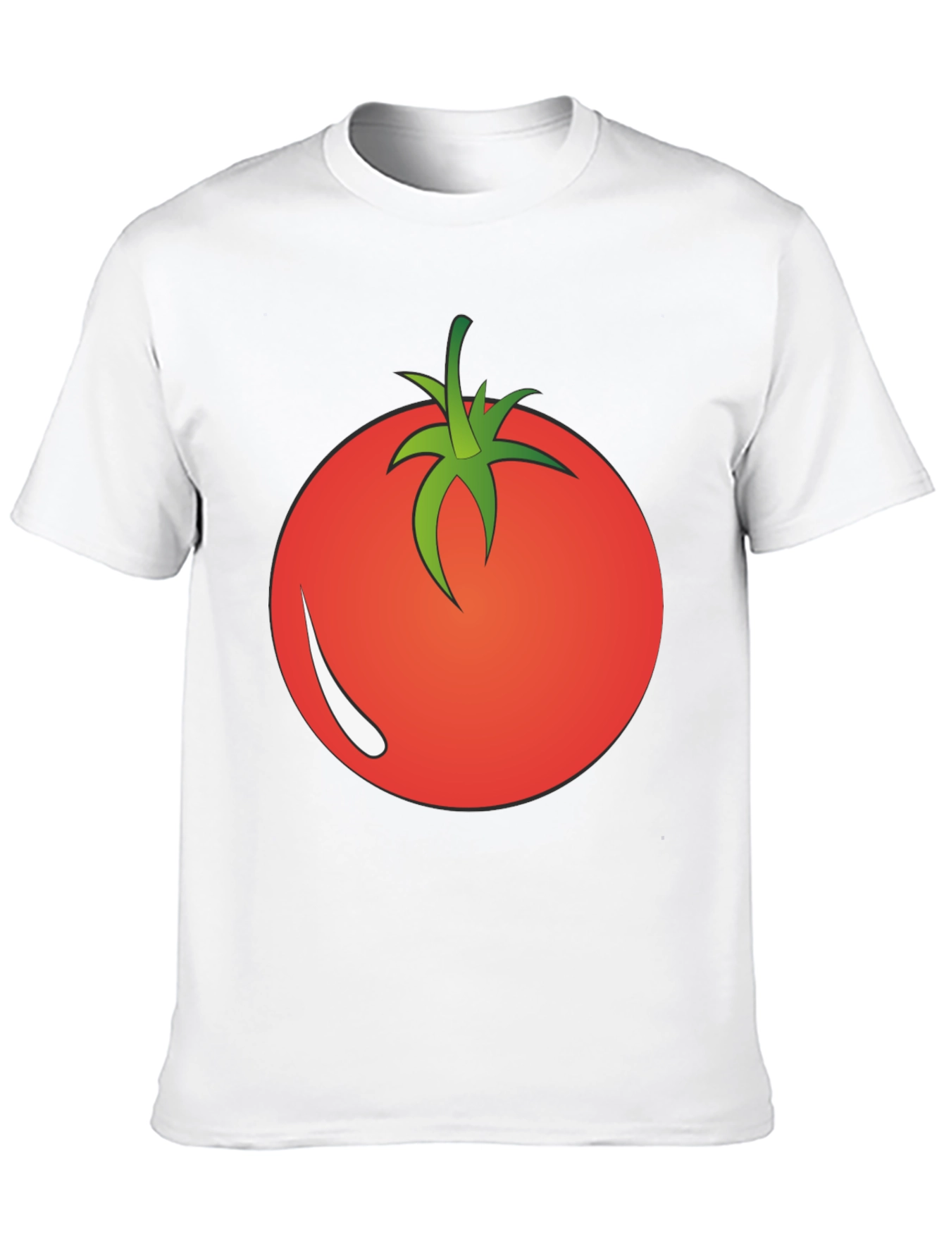 Tomato Graphic Black T-Shirt