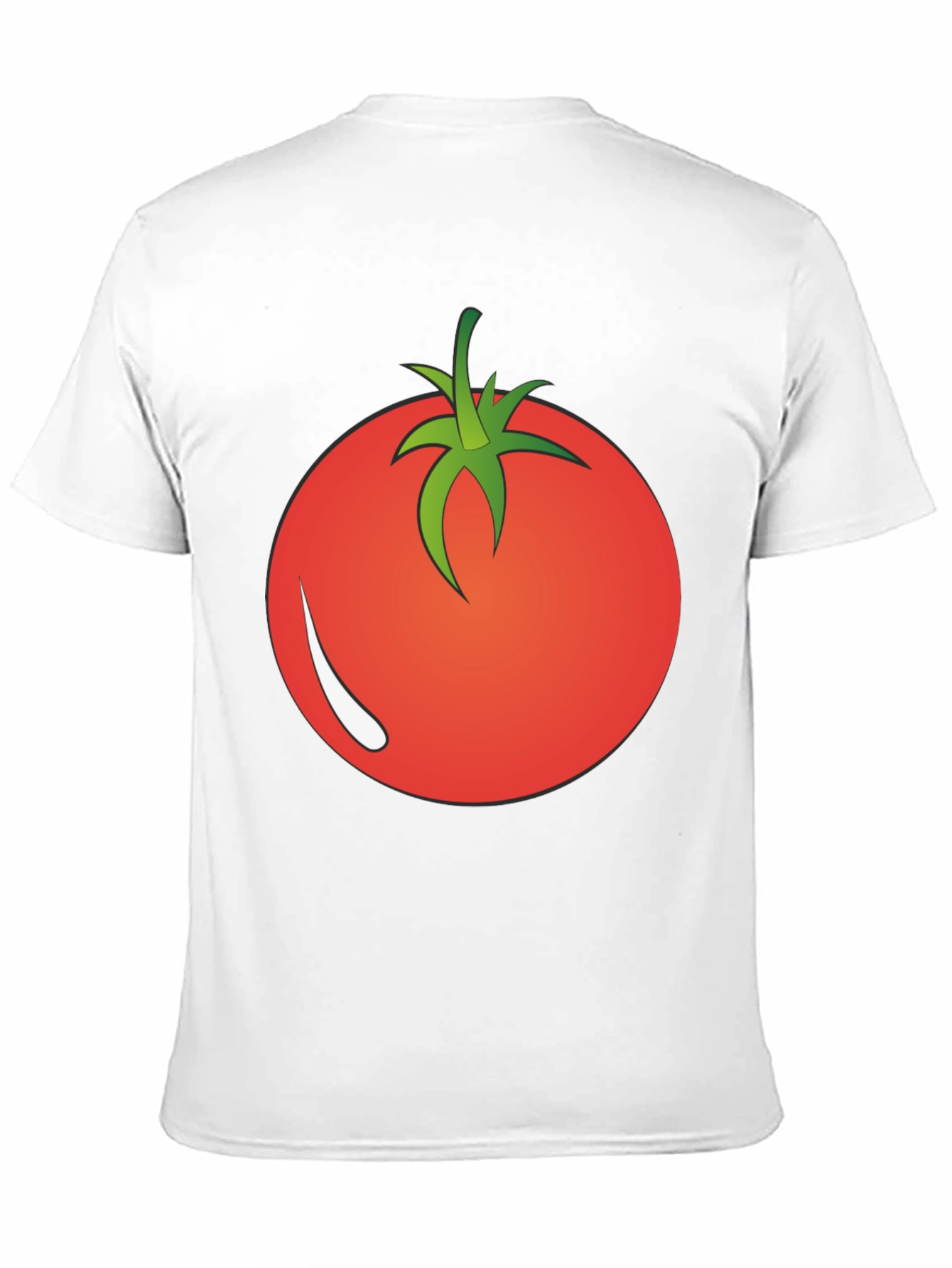 Tomato Graphic Black T-Shirt