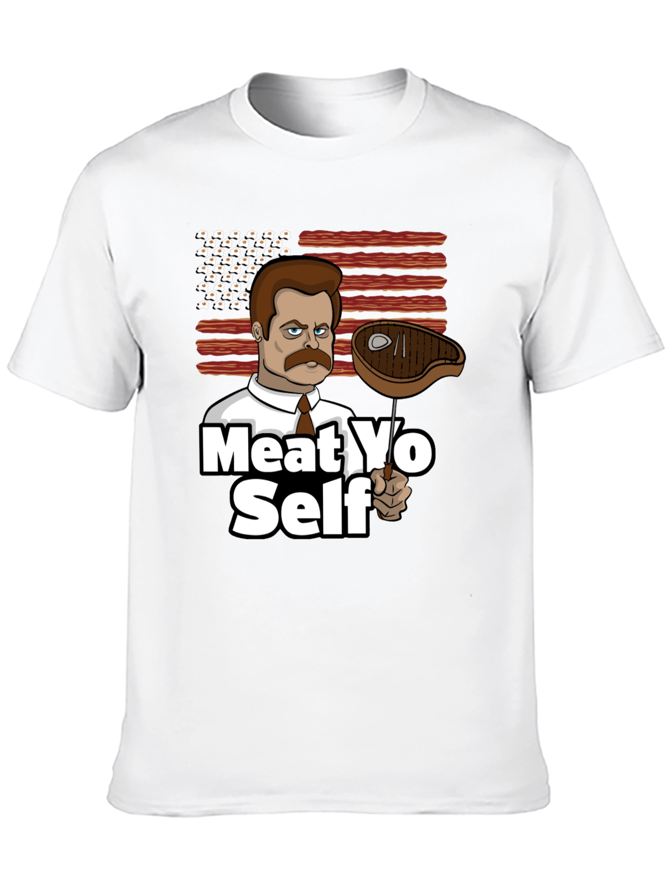 Meat Yo Self Graphic T-Shirt