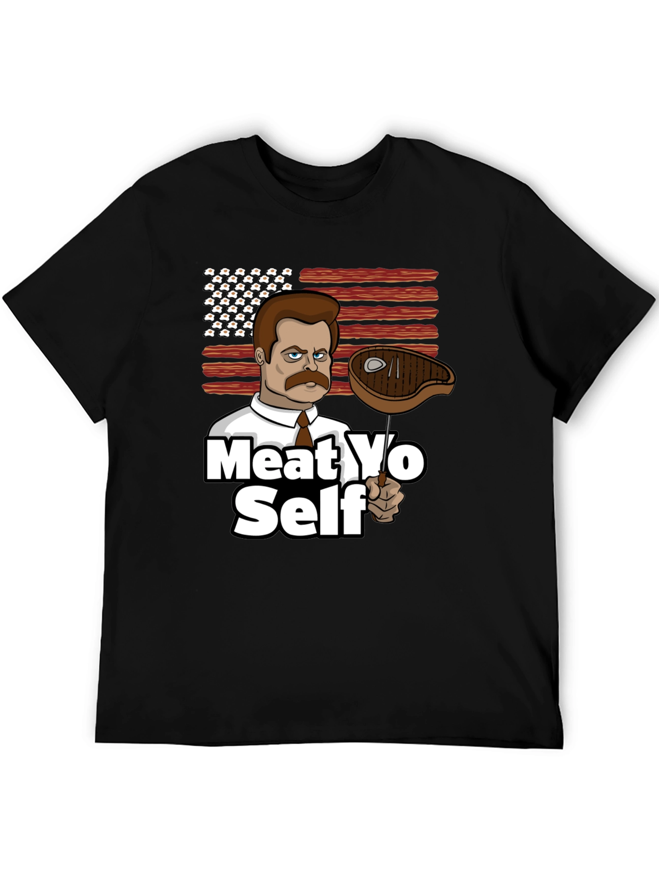 Meat Yo Self Graphic T-Shirt