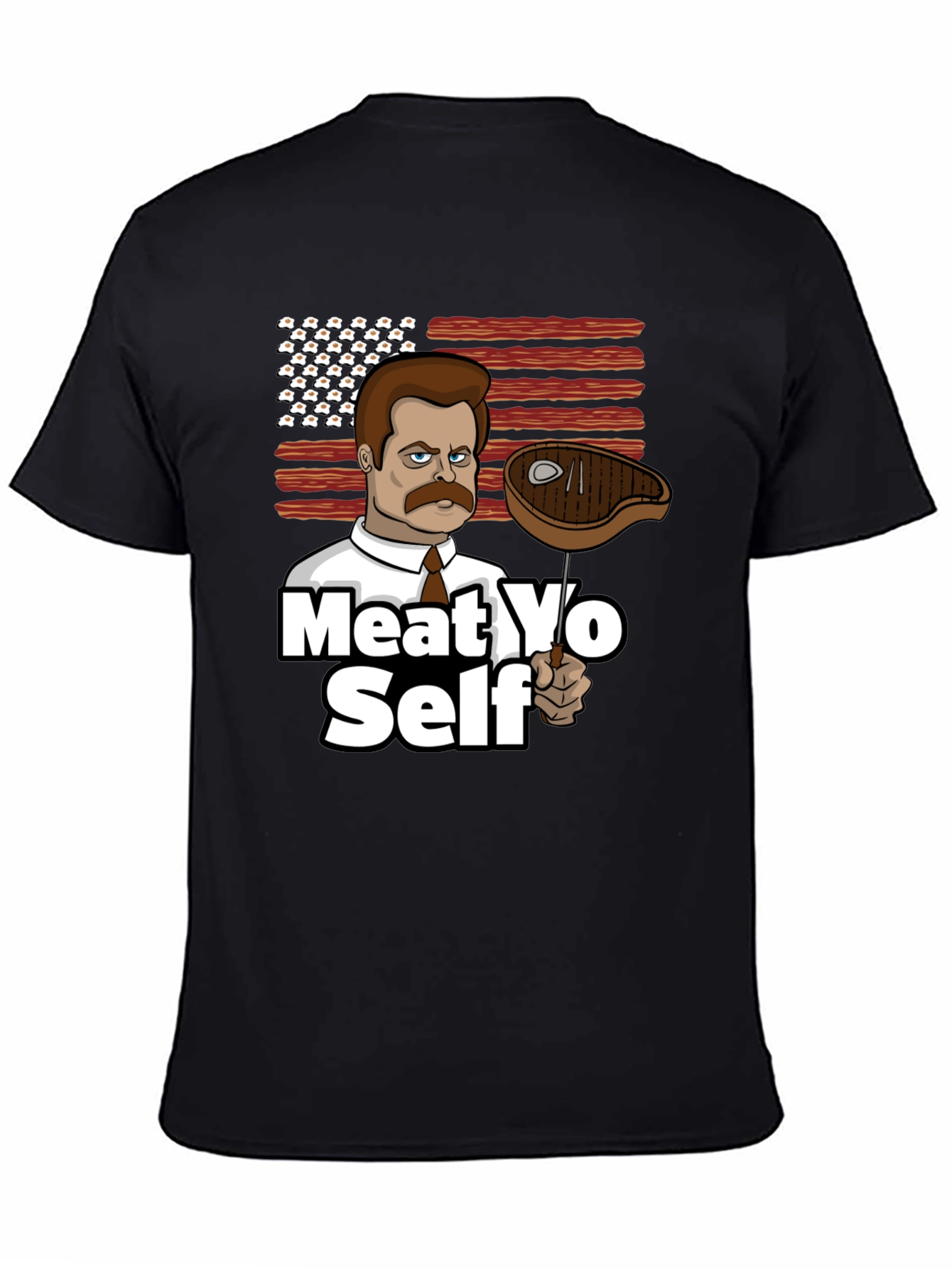Meat Yo Self Graphic T-Shirt